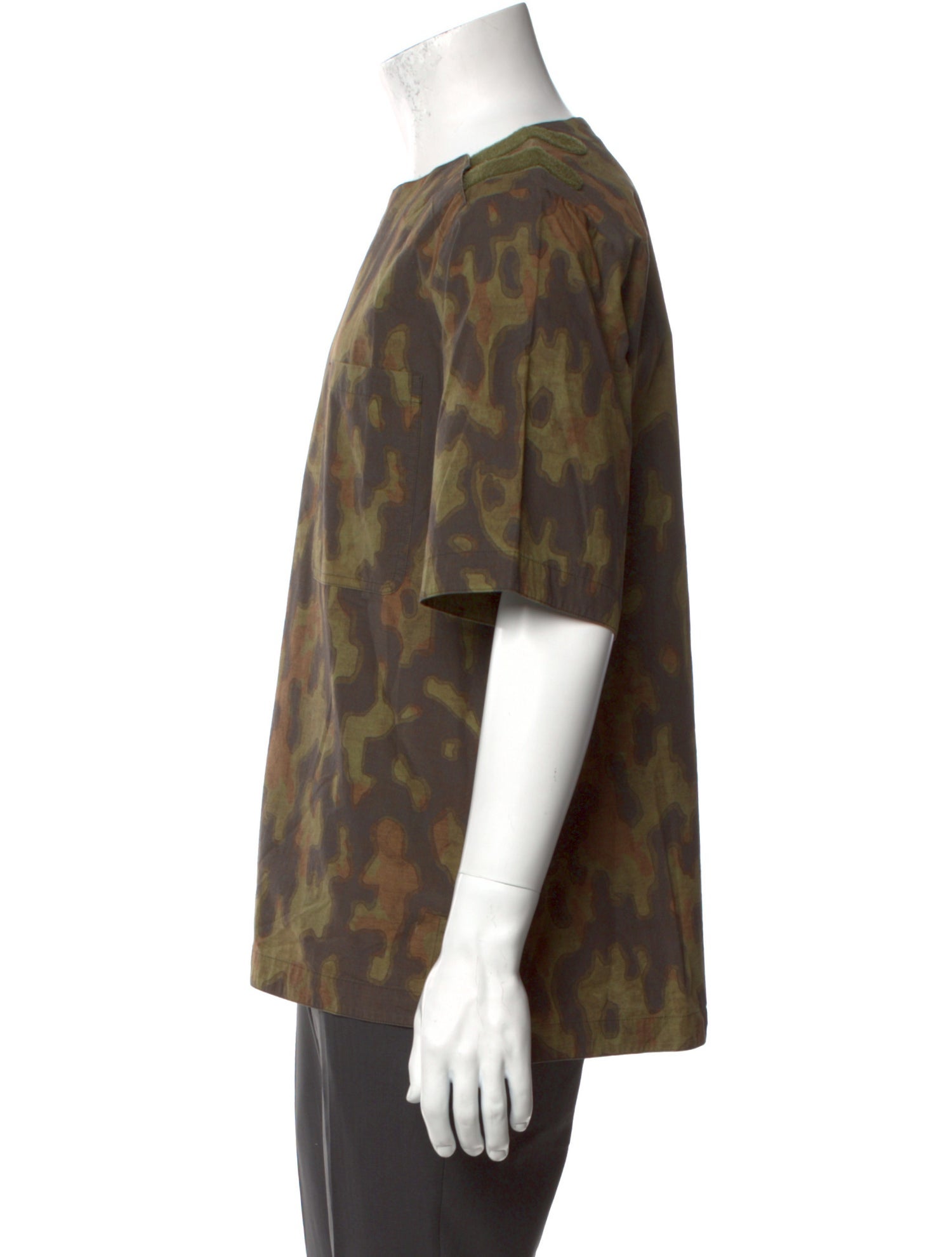 Dries Van Noten Printed Short Sleeve Shirt