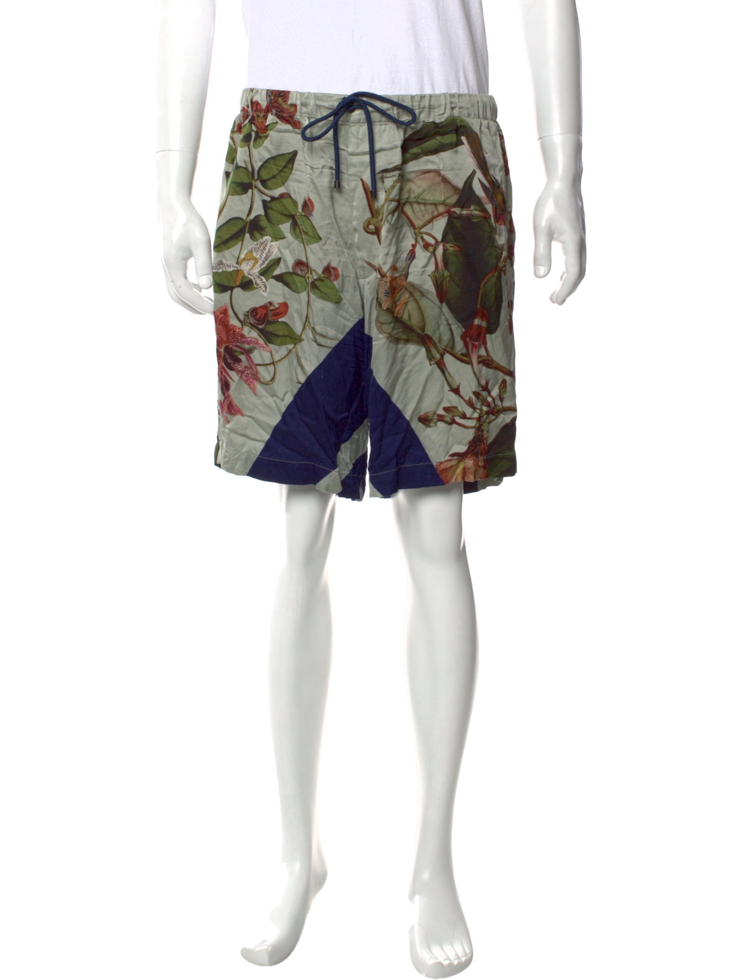 Dries Van Noten Printed Jogger Shorts