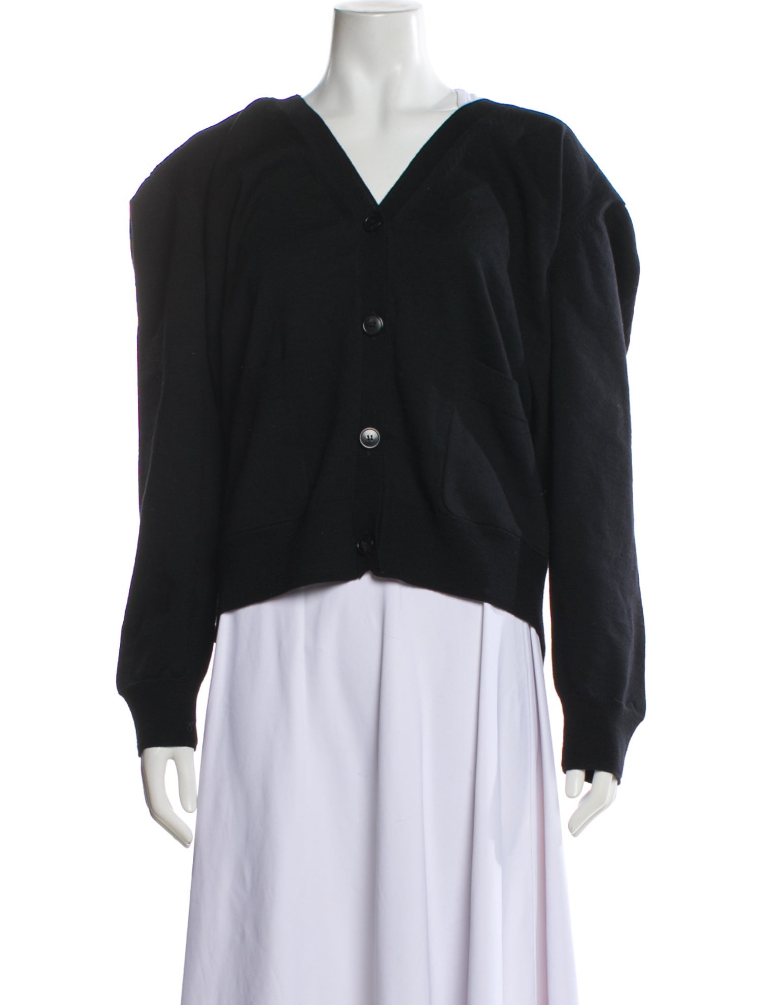 Dries Van Noten Merino Wool V-Neck Sweater