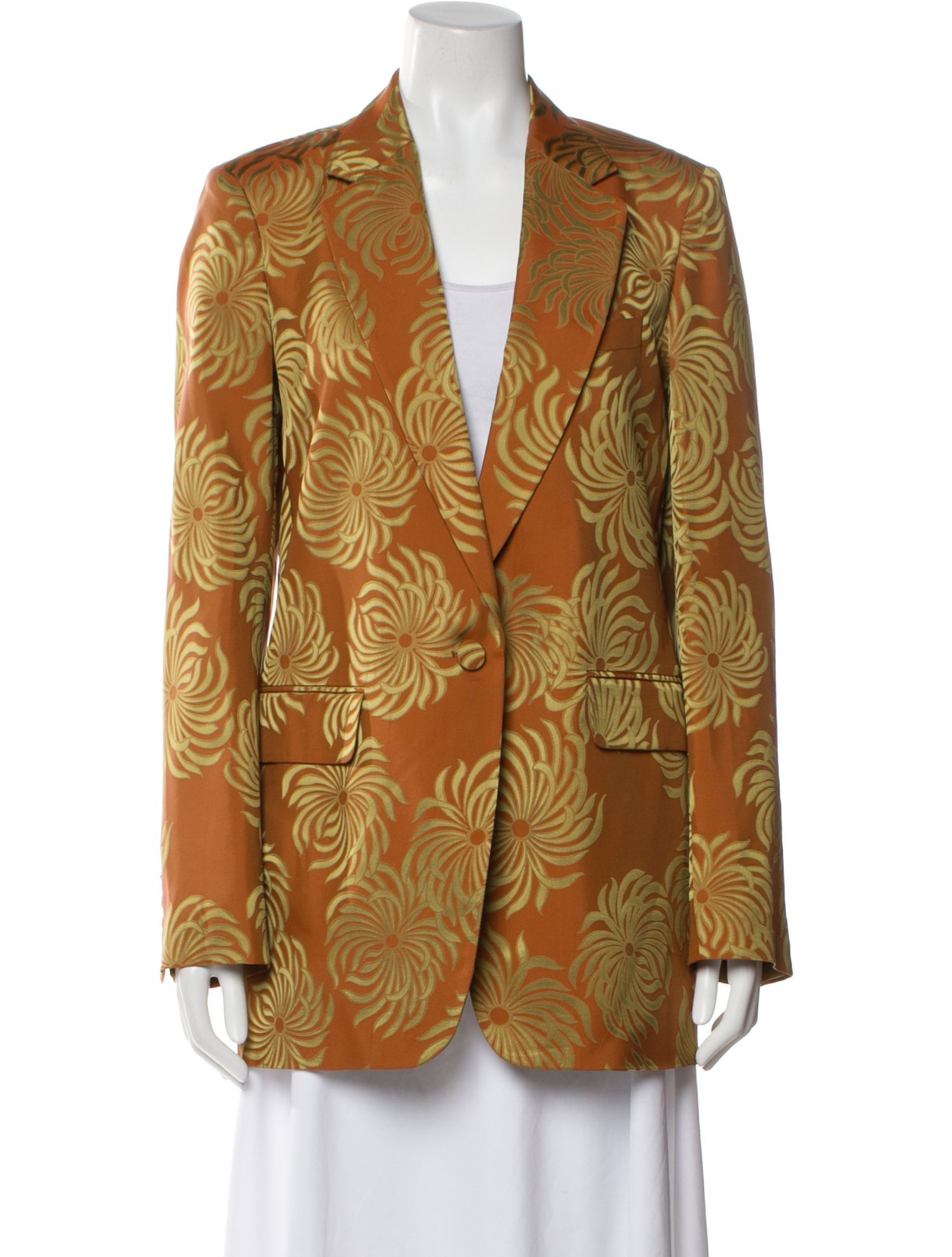 Dries Van Noten Floral Print Blazer w/ Tags