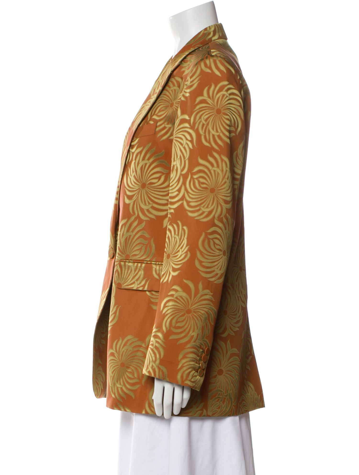 Dries Van Noten Floral Print Blazer w/ Tags