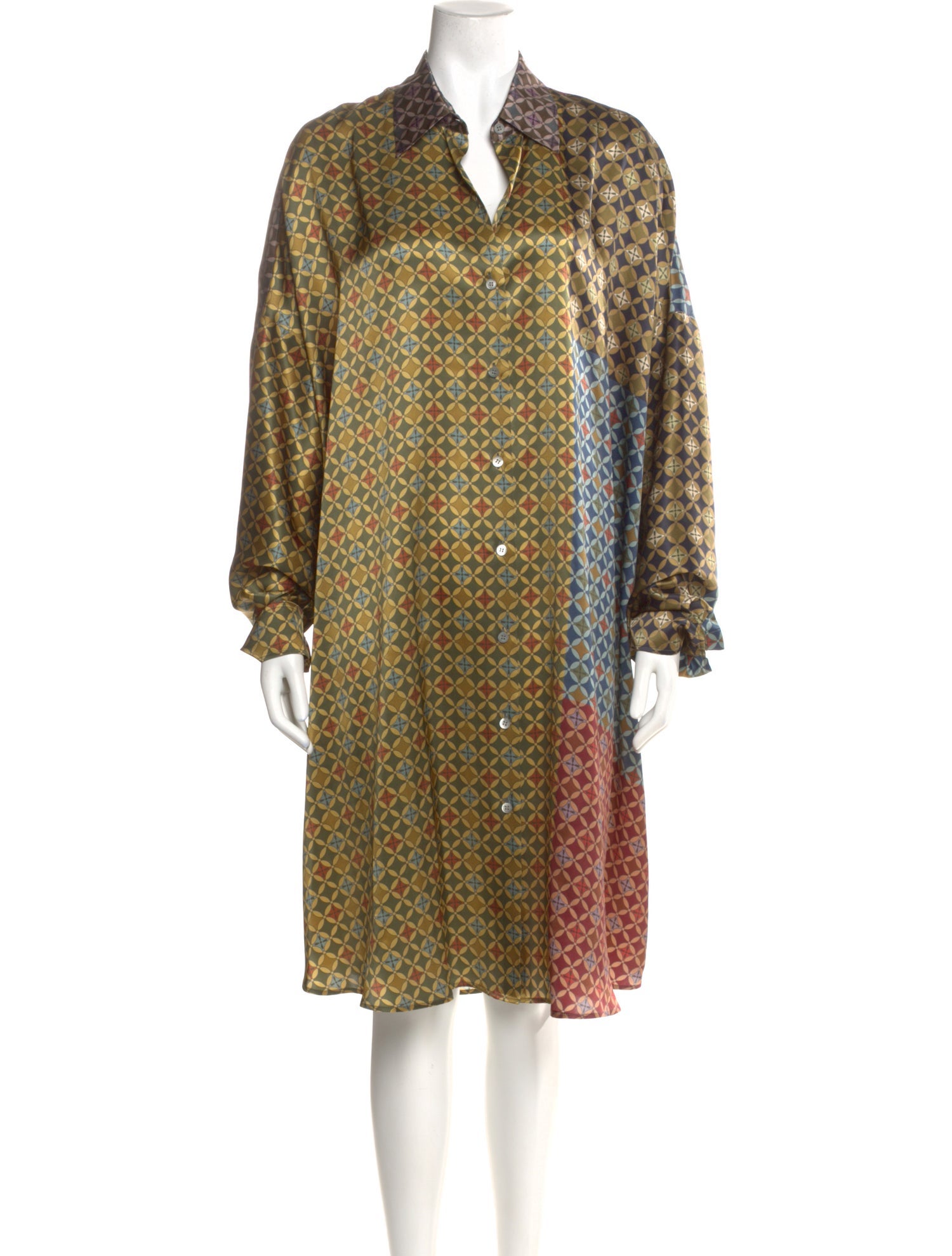 Dries Van Noten Silk Midi Length Dress