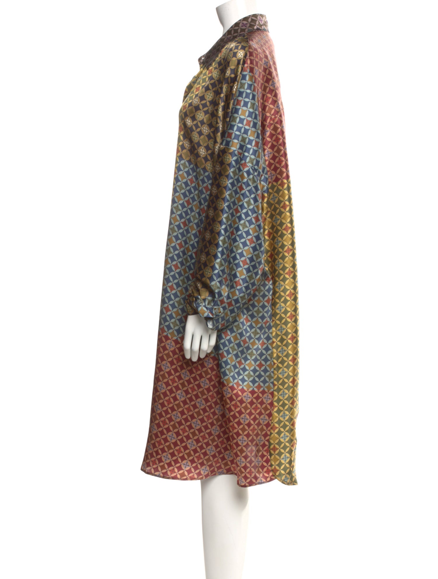 Dries Van Noten Silk Midi Length Dress