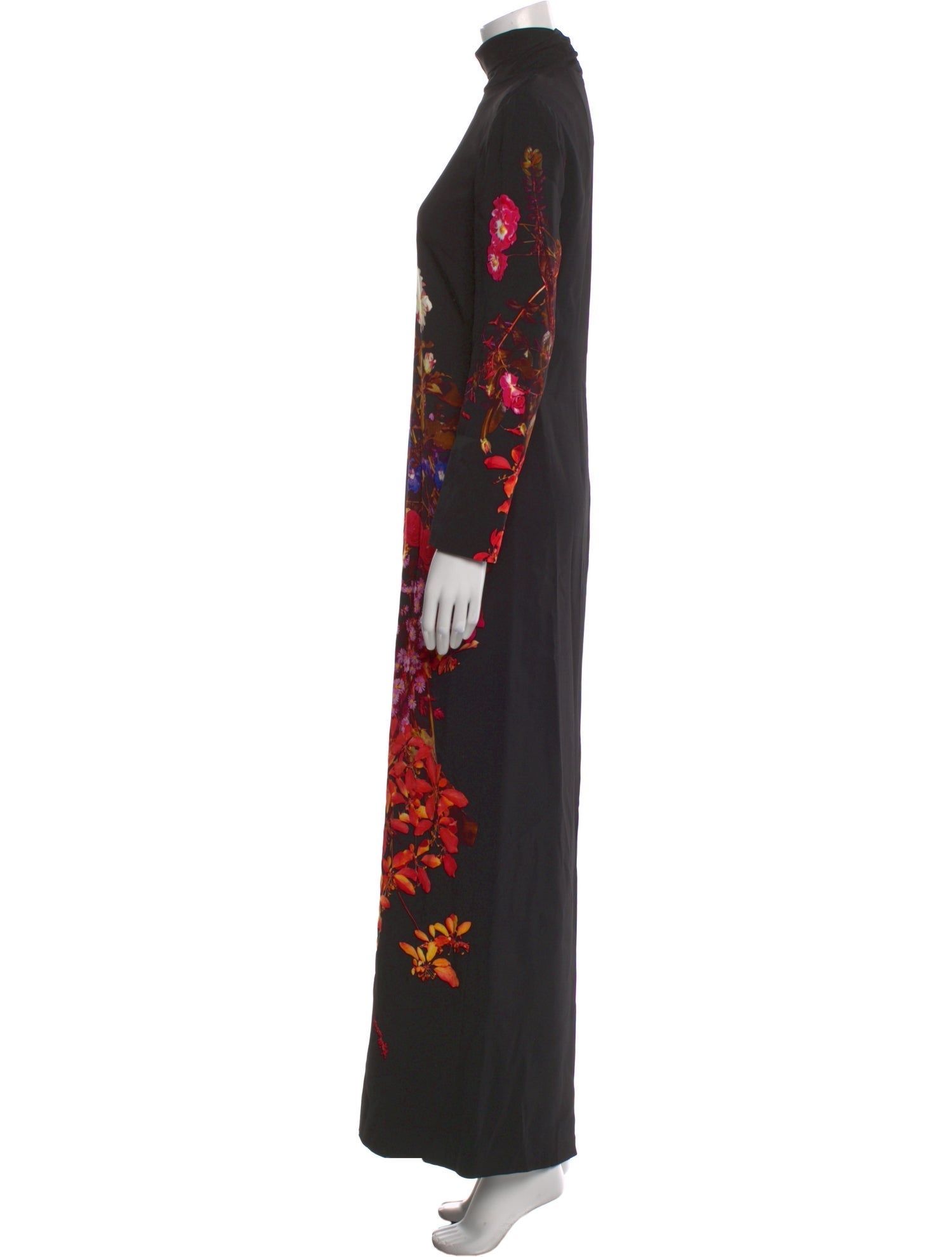 Dries Van Noten Floral Print Long Dress