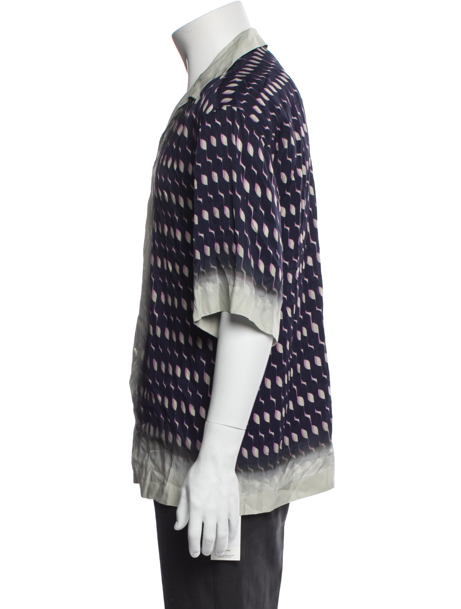 Dries Van Noten Printed Short Sleeve Shirt