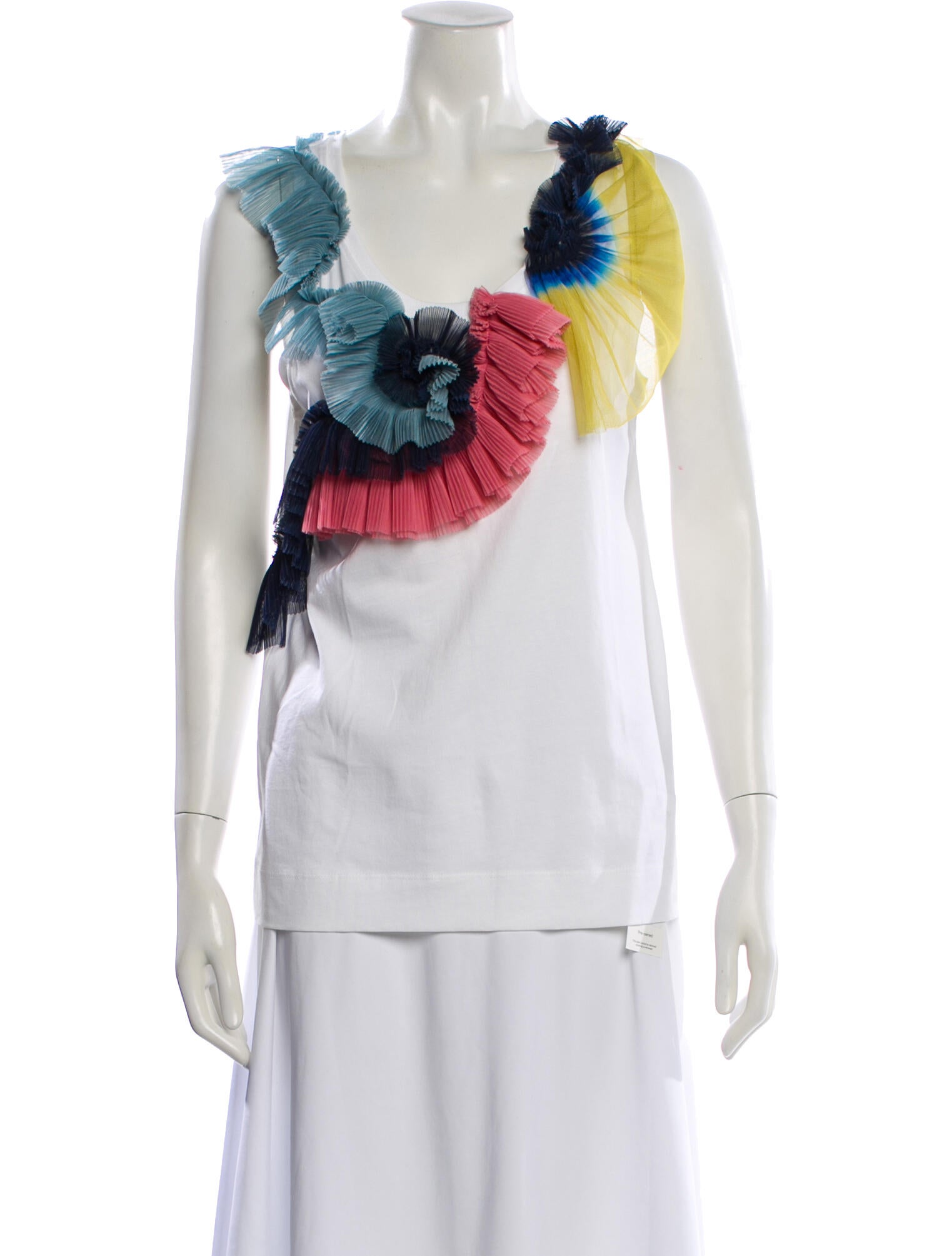 Dries Van Noten Scoop Neck Sleeveless Top