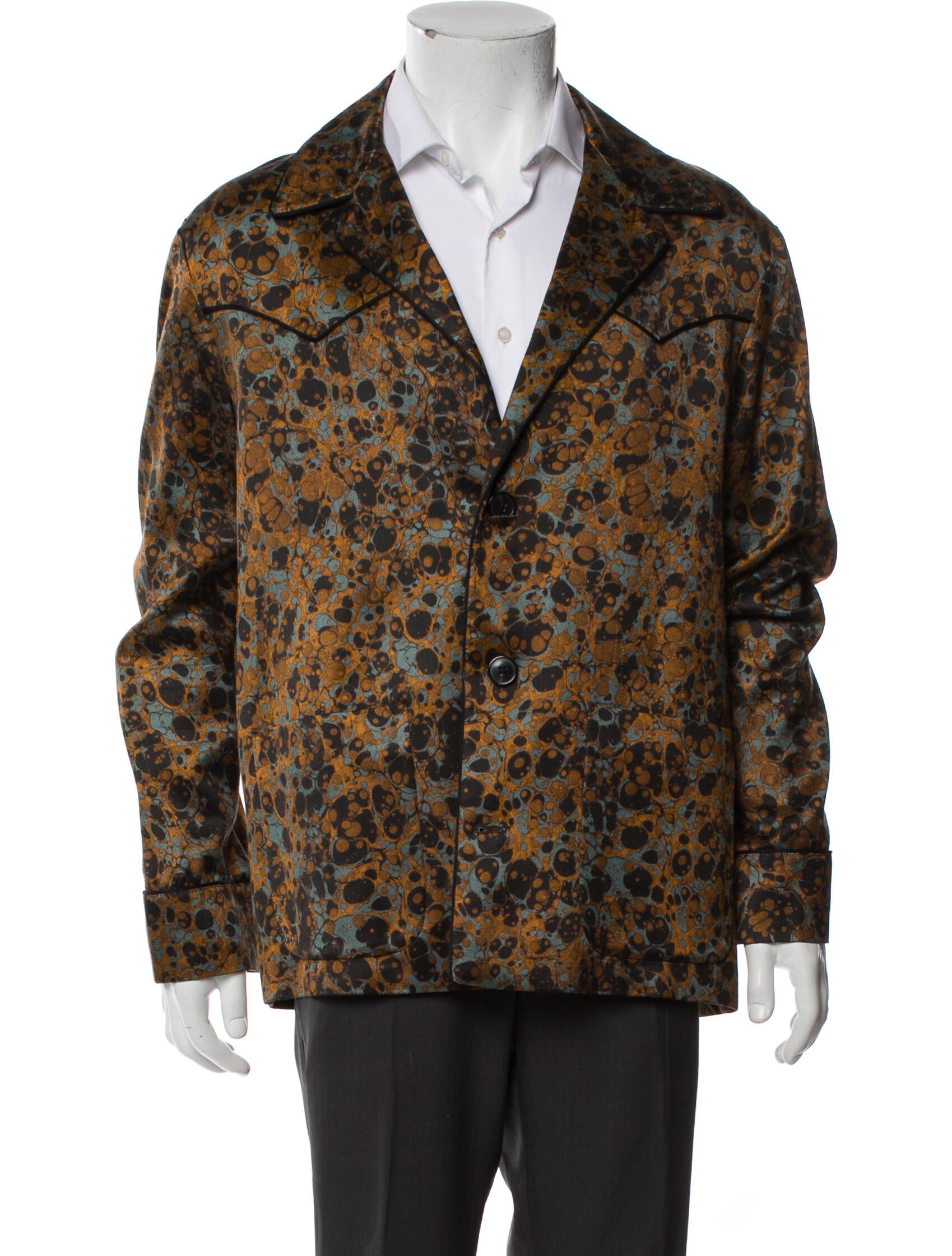 Dries Van Noten Printed Blazer