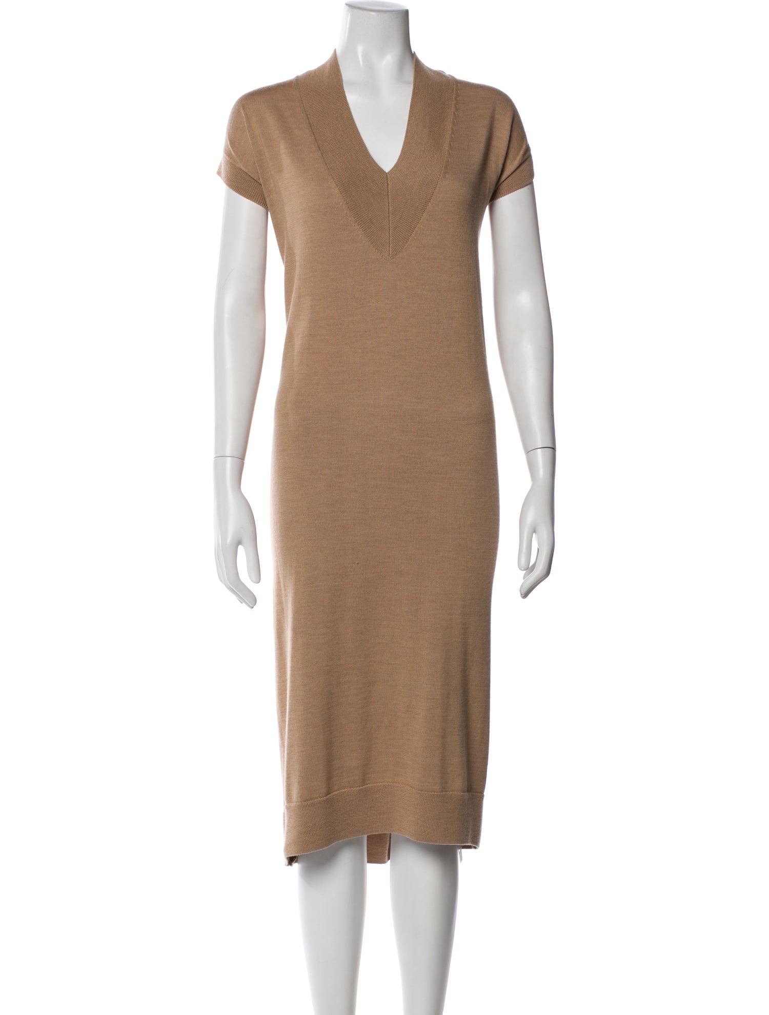 Dries Van Noten Merino Wool Midi Length Dress