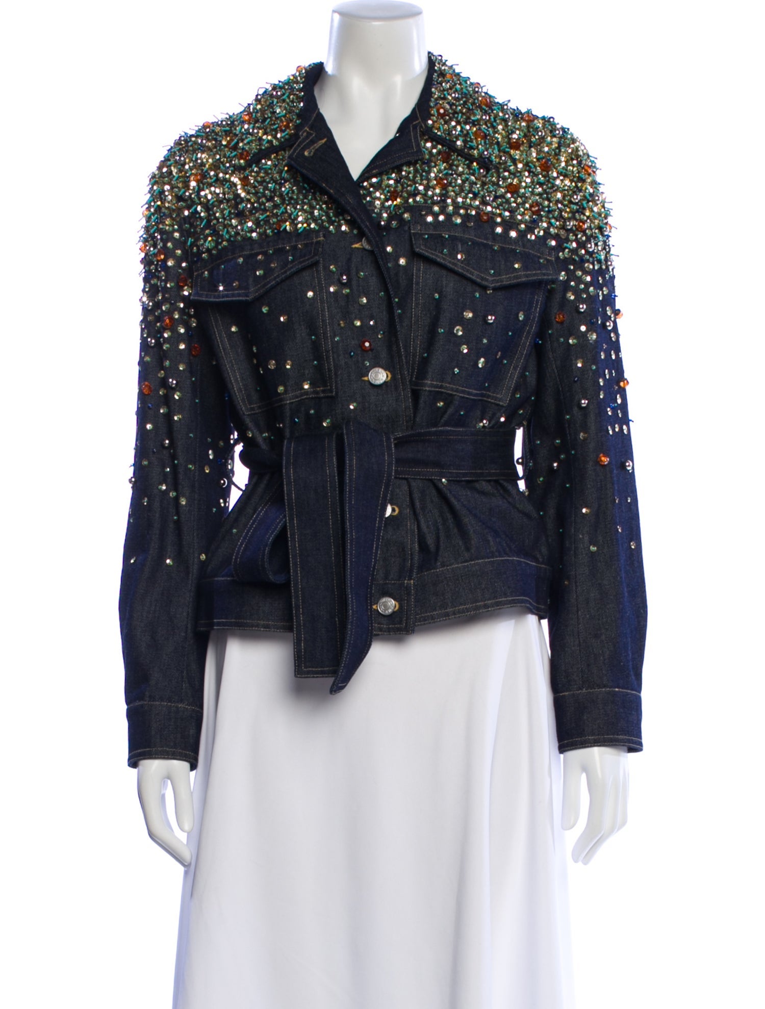 Dries Van Noten Tweed Pattern Evening Jacket w/ Tags