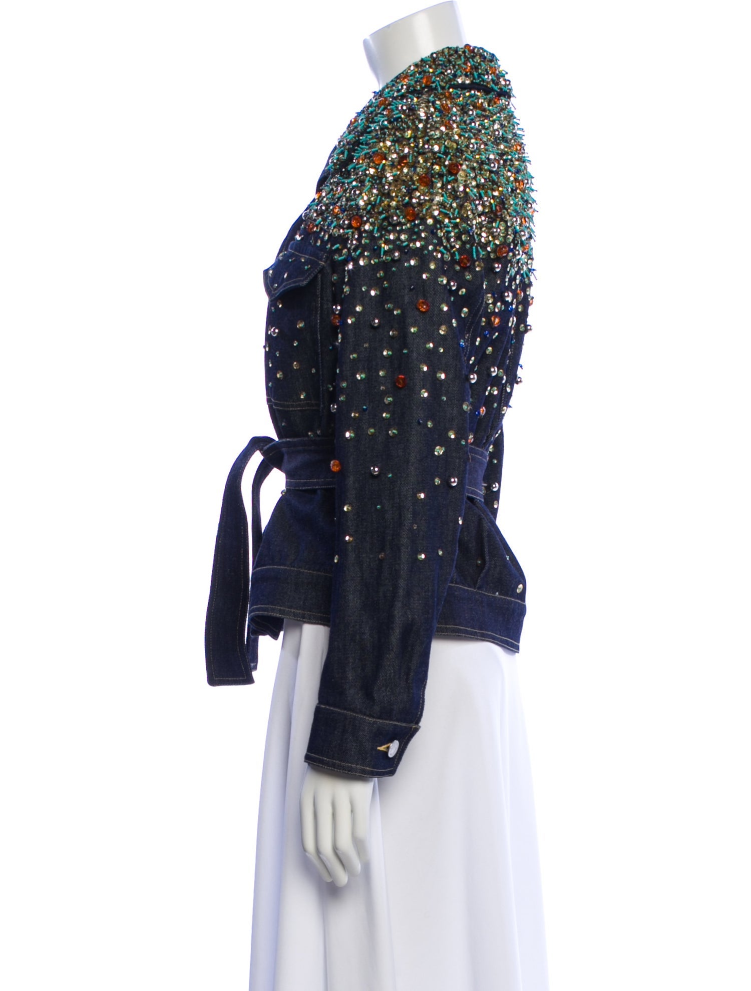 Dries Van Noten Tweed Pattern Evening Jacket w/ Tags