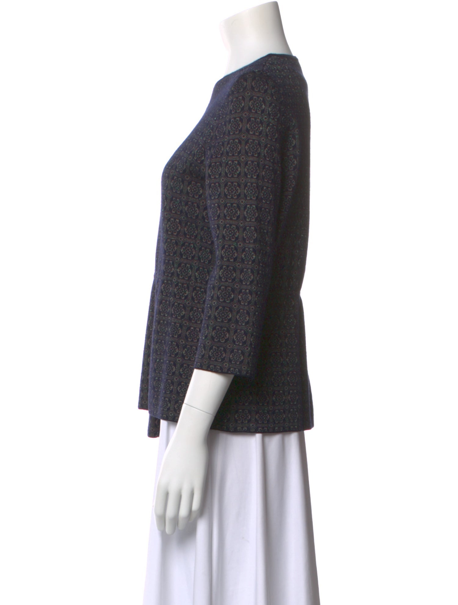 Dries Van Noten Merino Wool Crew Neck Sweater