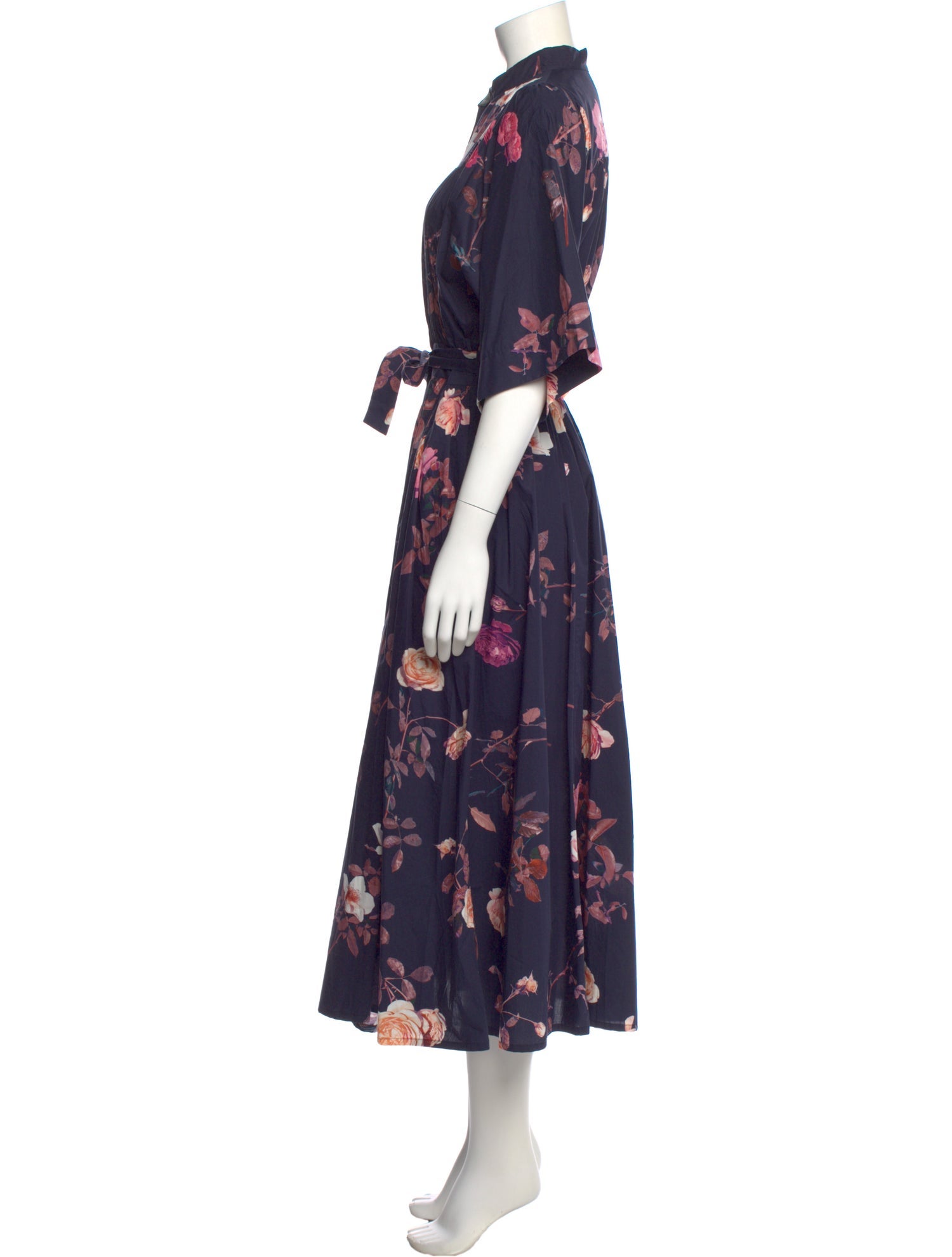 Dries Van Noten Floral Print Long Dress