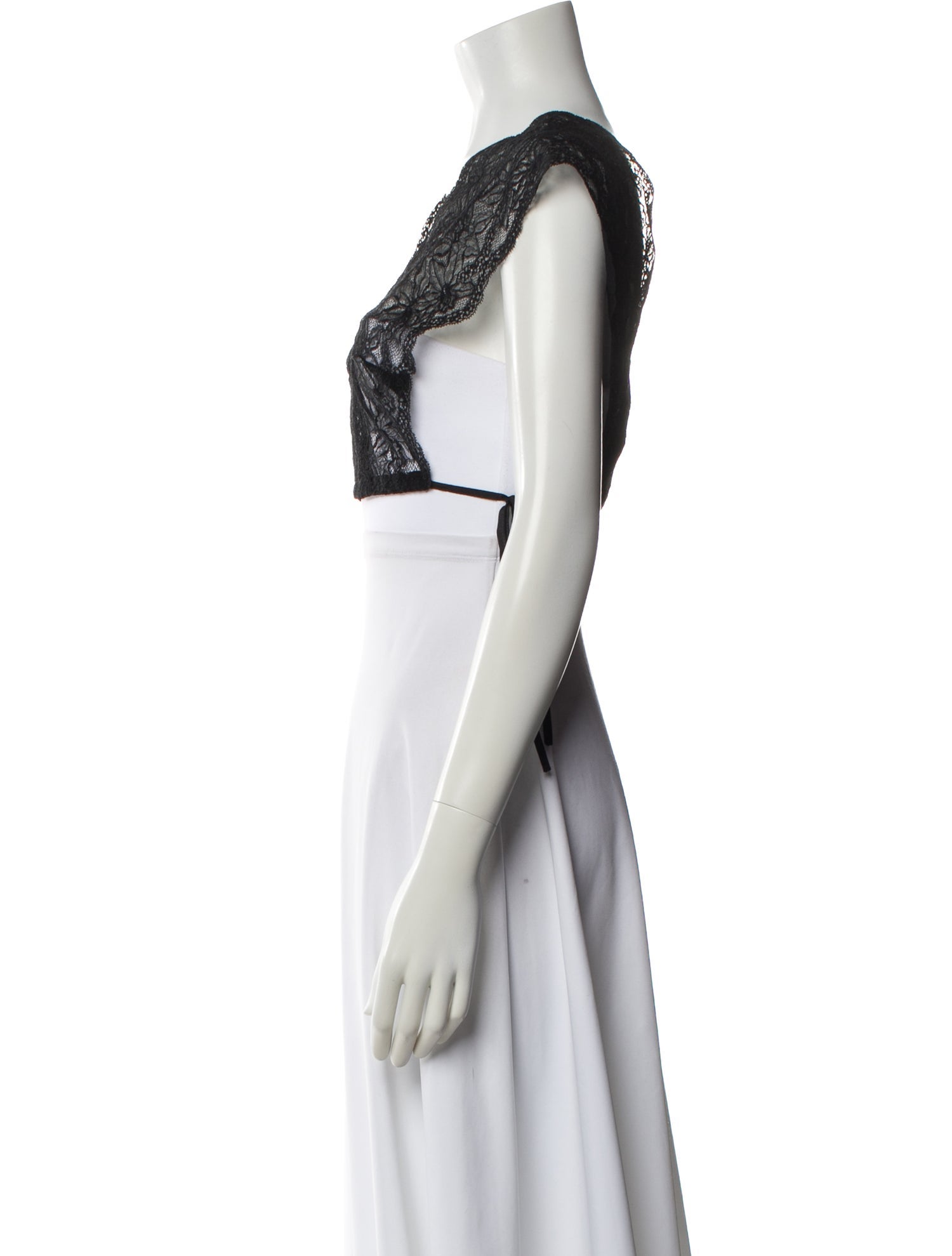 Dries Van Noten Lace Pattern V-Neck Top w/ Tags