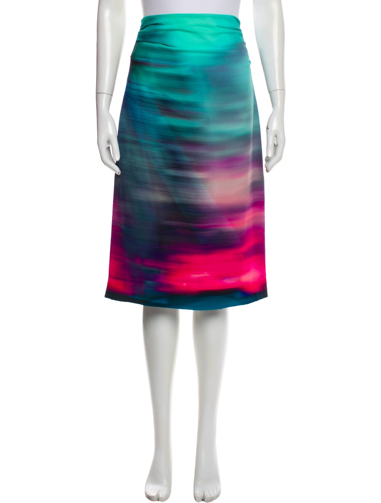 Dries Van Noten Striped Knee-Length Skirt