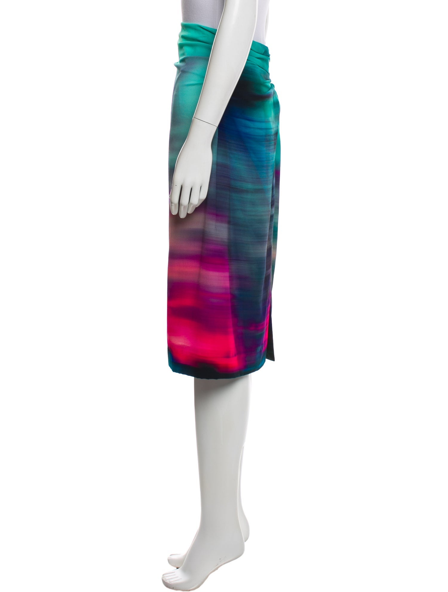 Dries Van Noten Striped Knee-Length Skirt