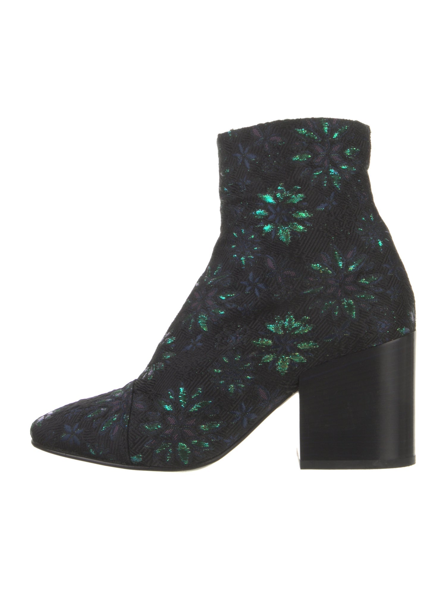 Dries Van Noten Patterned Sock Boots