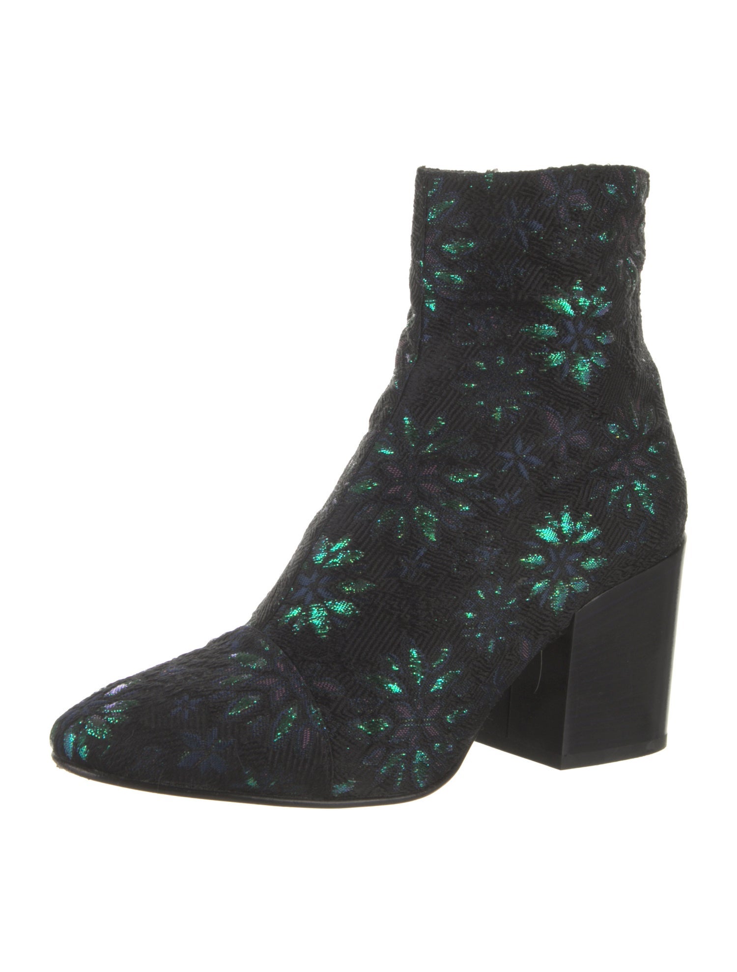 Dries Van Noten Patterned Sock Boots