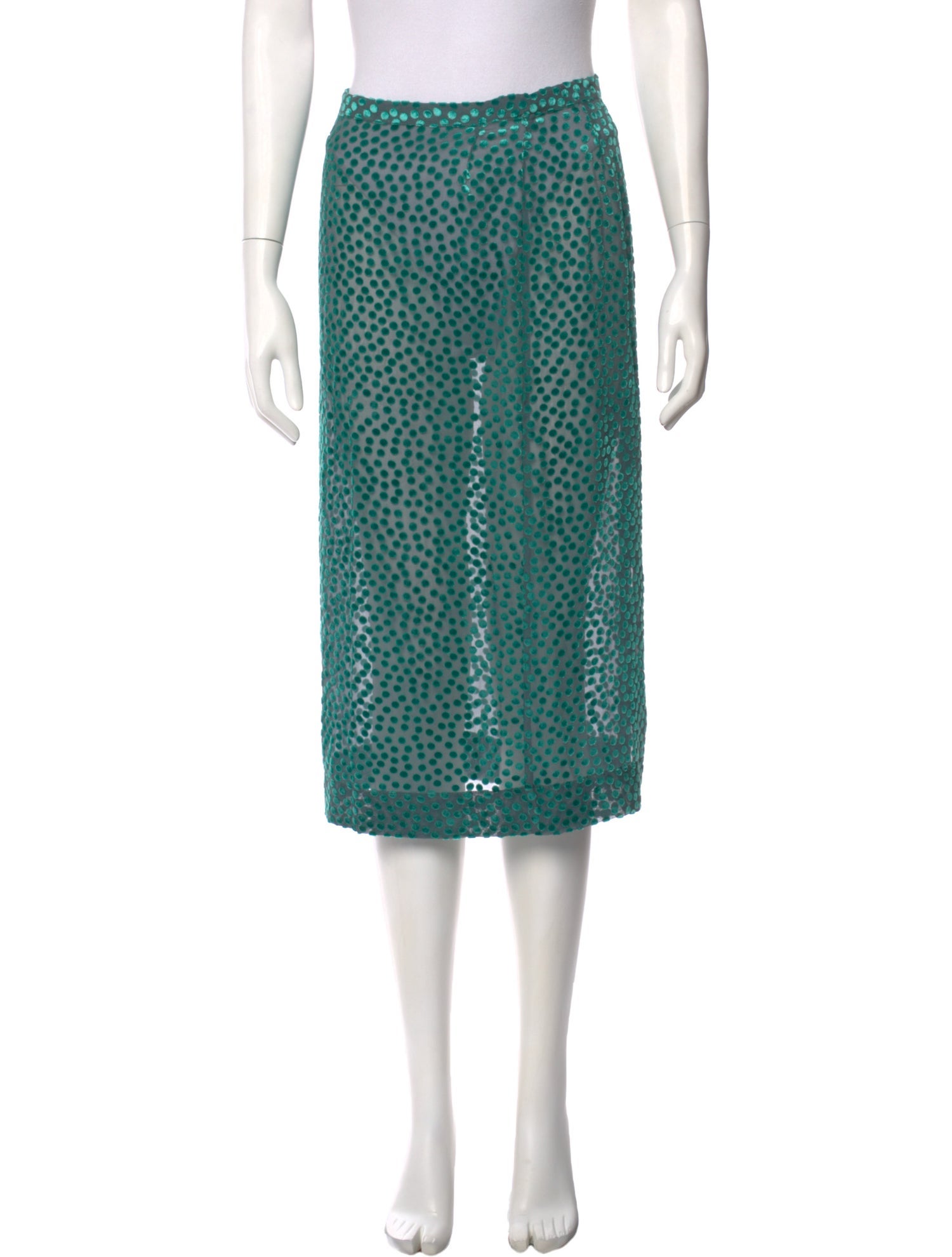 Dries Van Noten Printed Midi Length Skirt