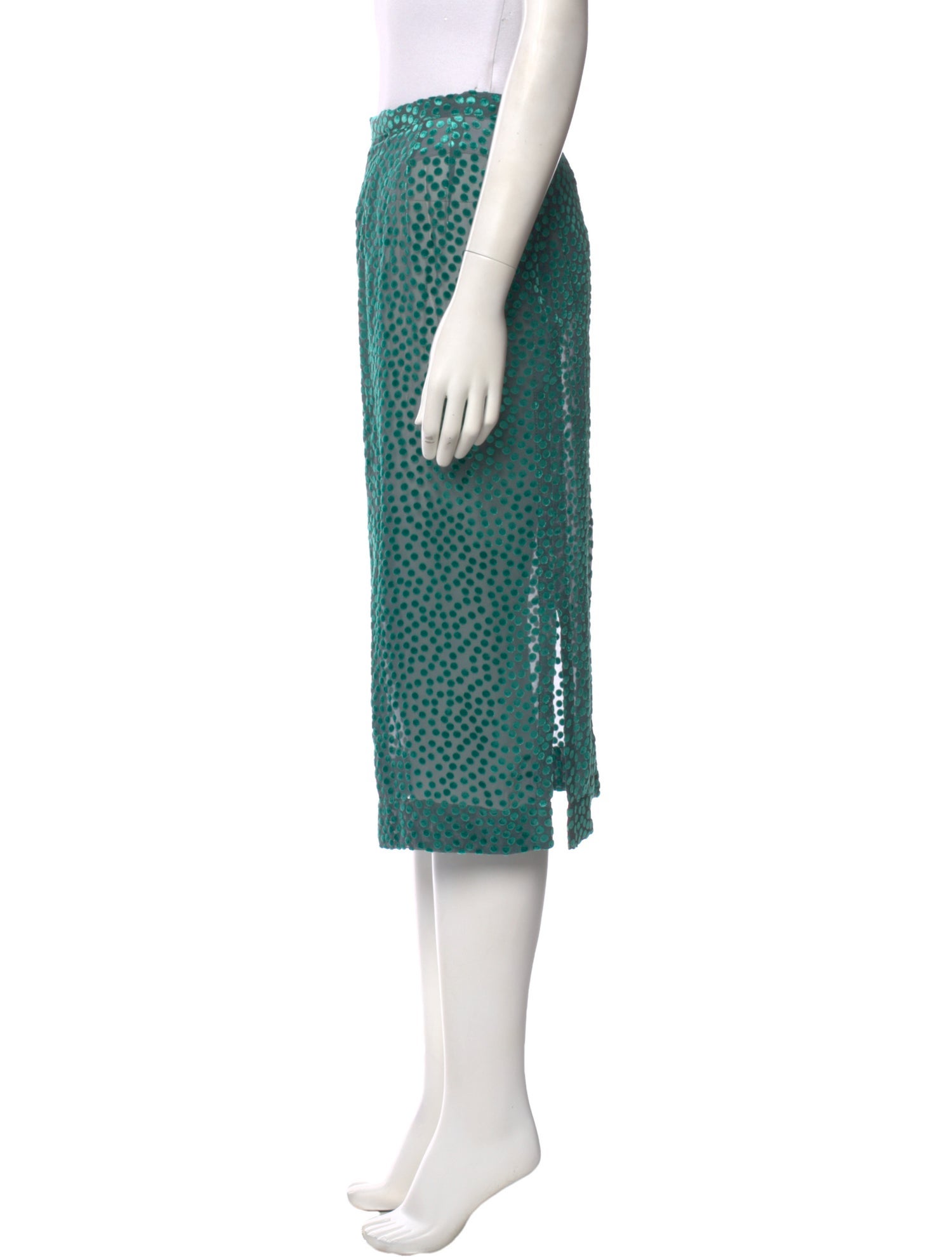 Dries Van Noten Printed Midi Length Skirt