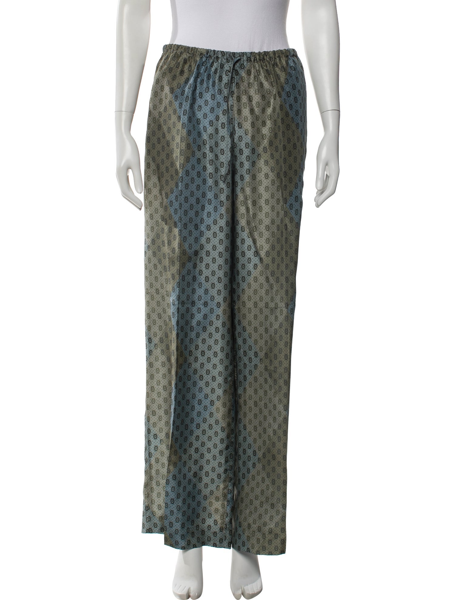 Dries Van Noten Silk Printed Pajamas