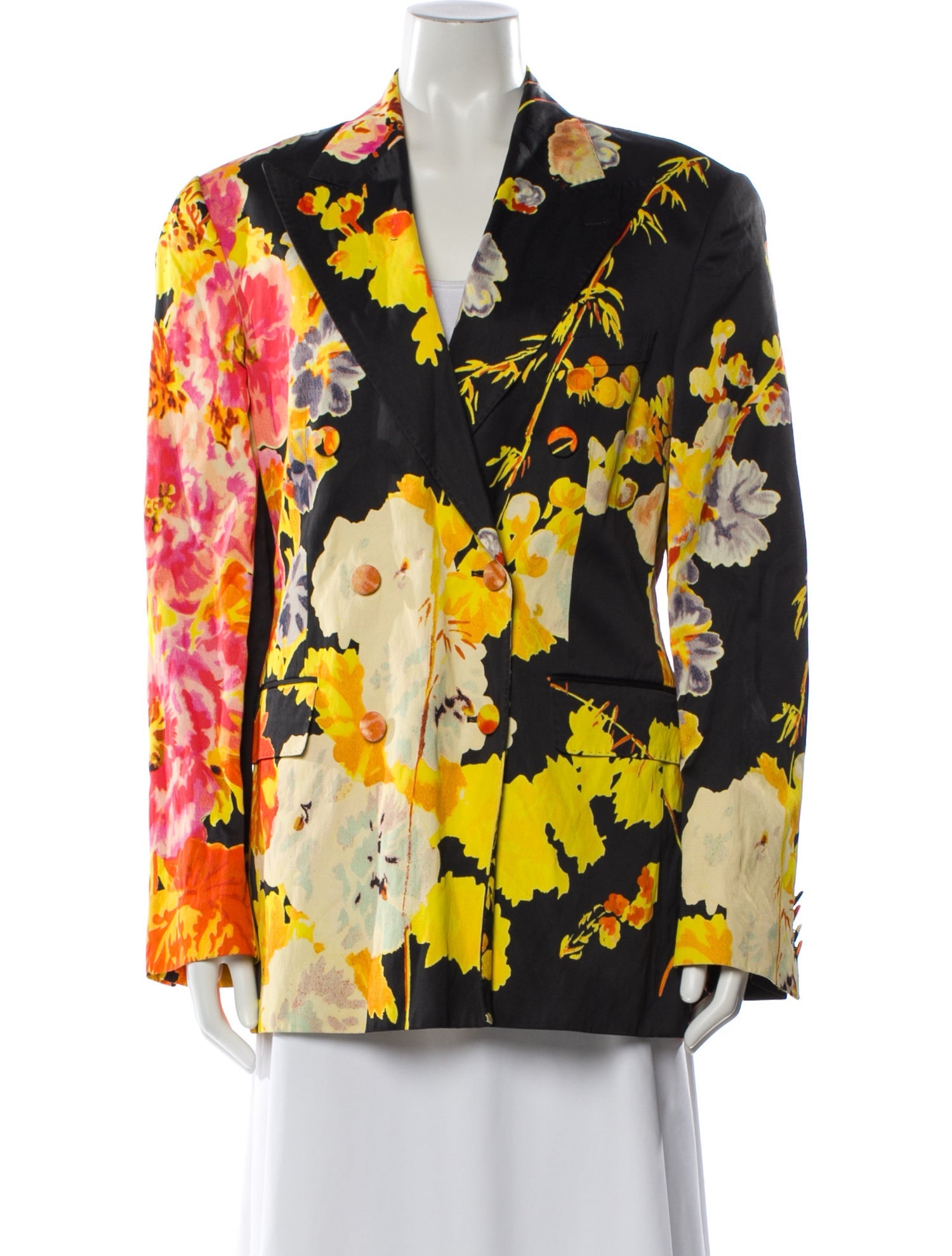Dries Van Noten Floral Print Blazer