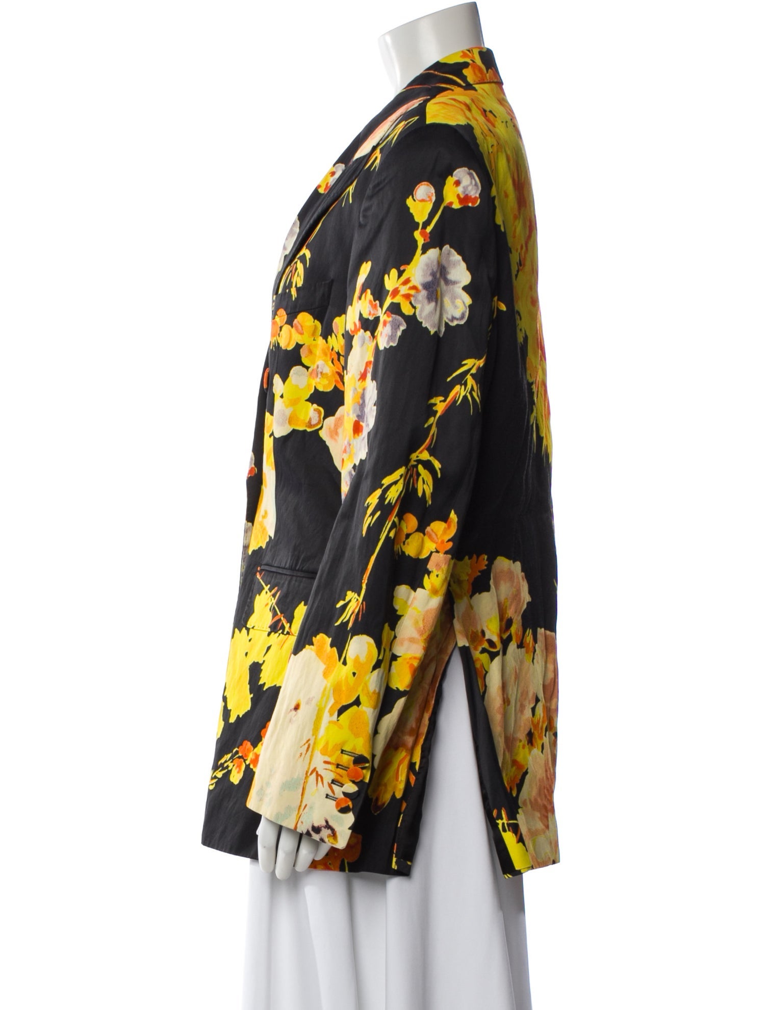 Dries Van Noten Floral Print Blazer