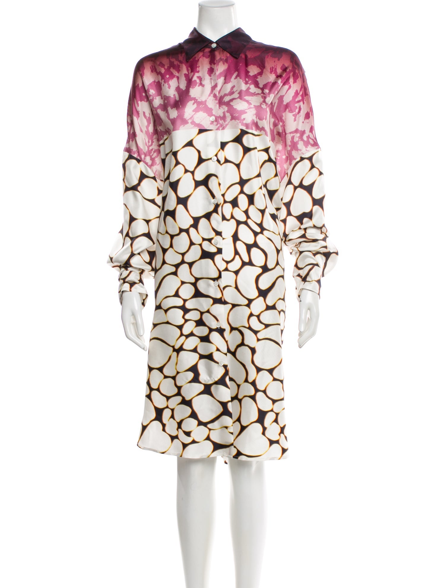 Dries Van Noten Silk Mini Dress