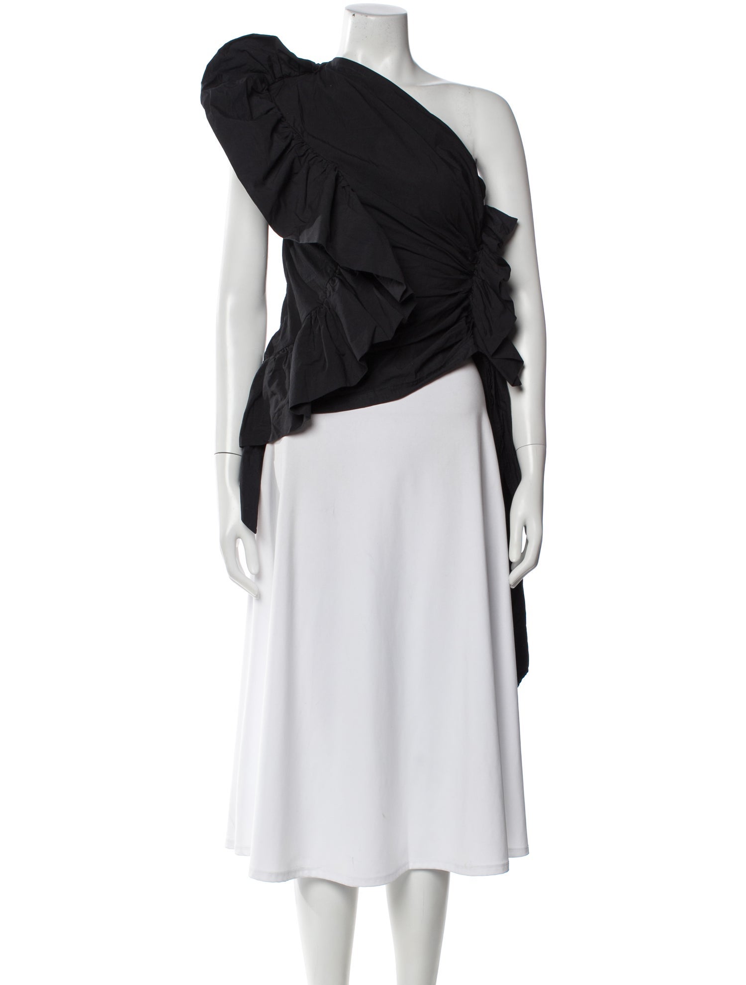 Dries Van Noten One-Shoulder Sleeveless Top