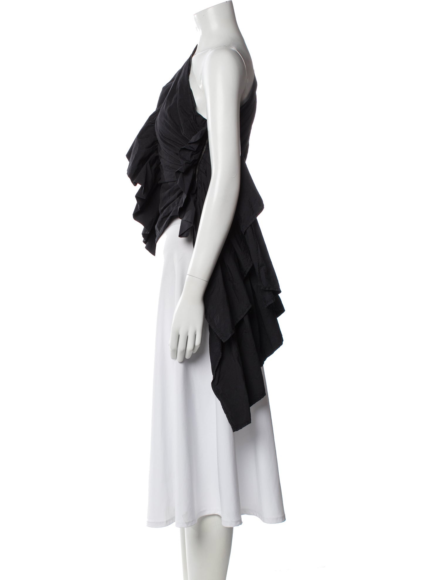 Dries Van Noten One-Shoulder Sleeveless Top