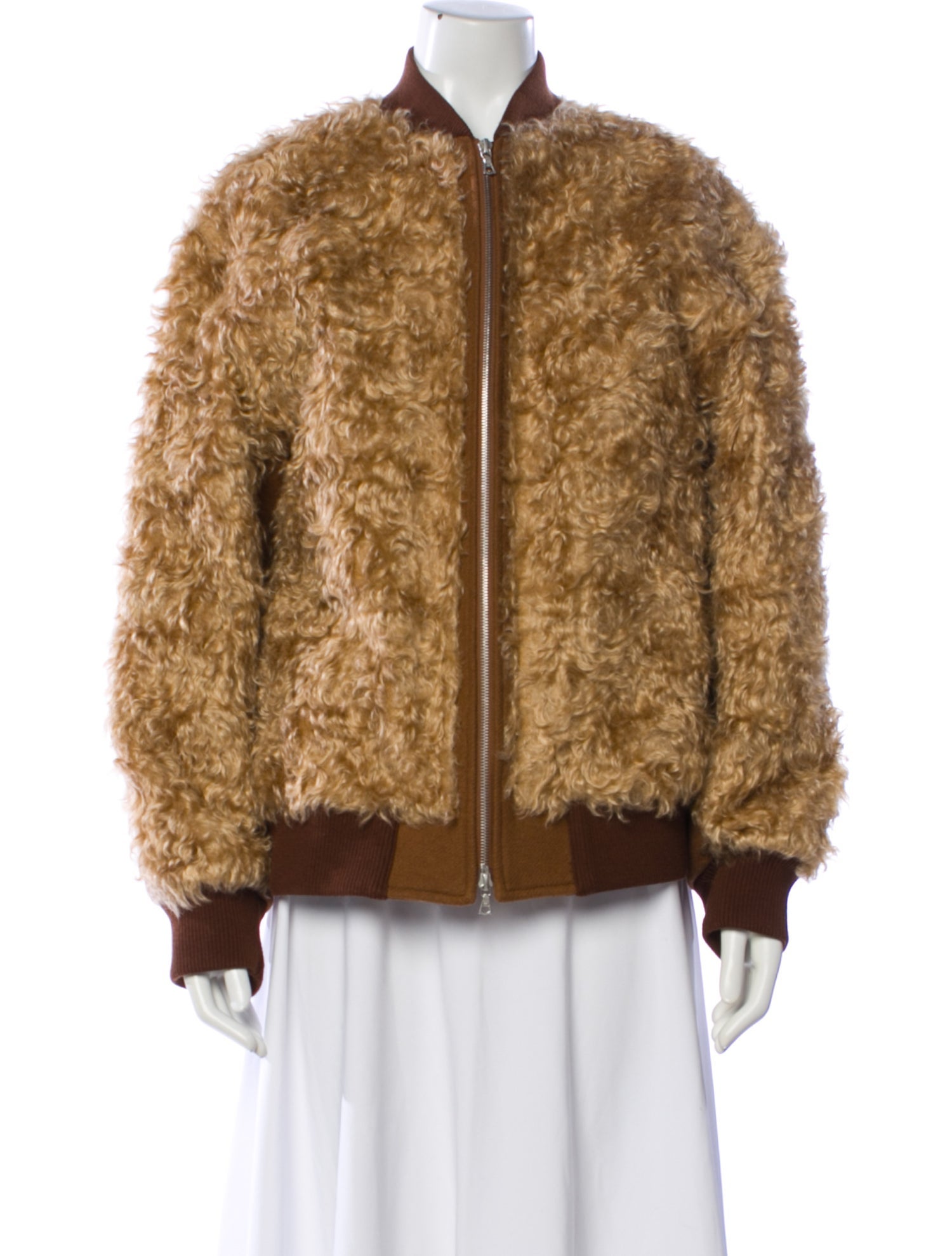 Dries Van Noten Faux Fur Jacket