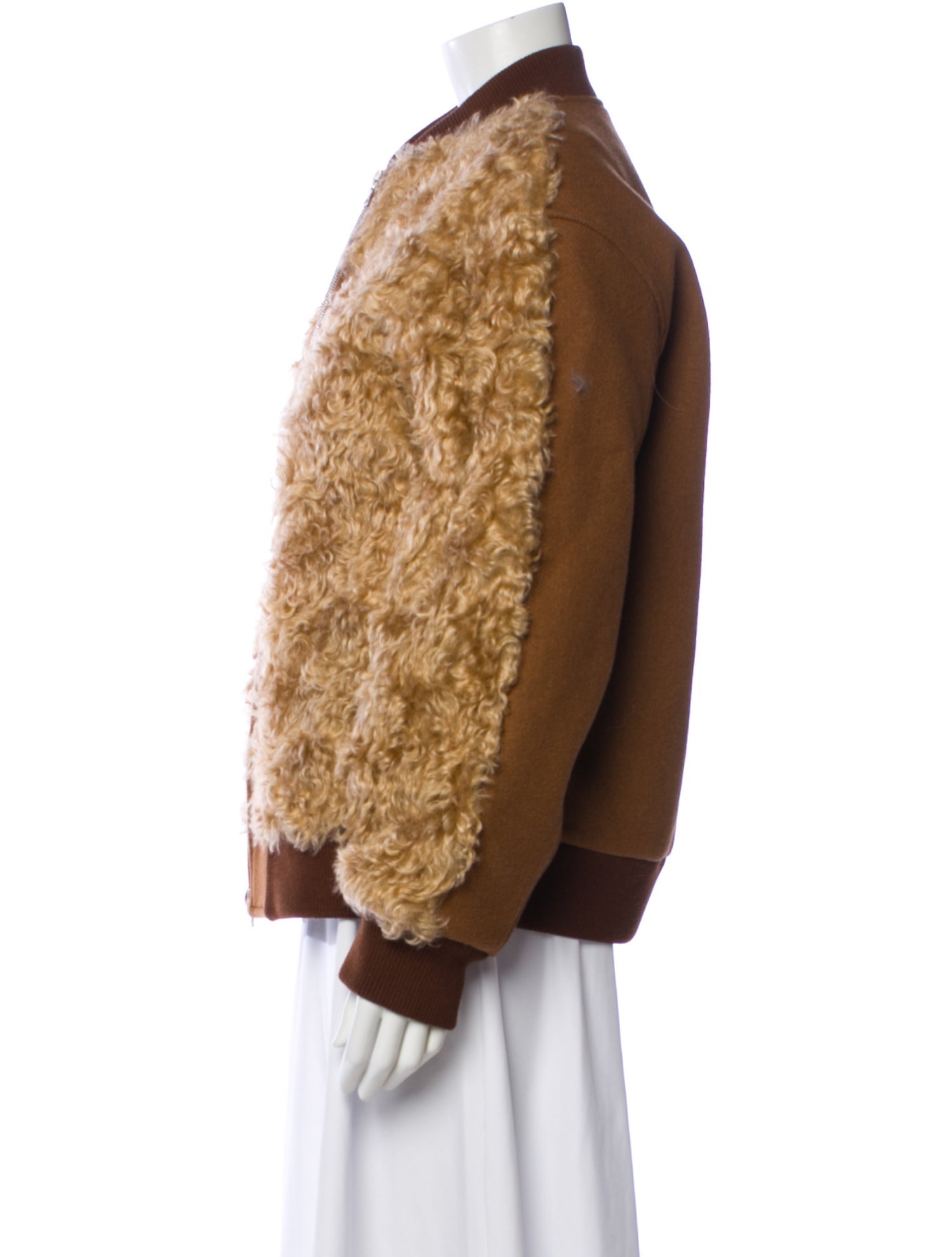 Dries Van Noten Faux Fur Jacket