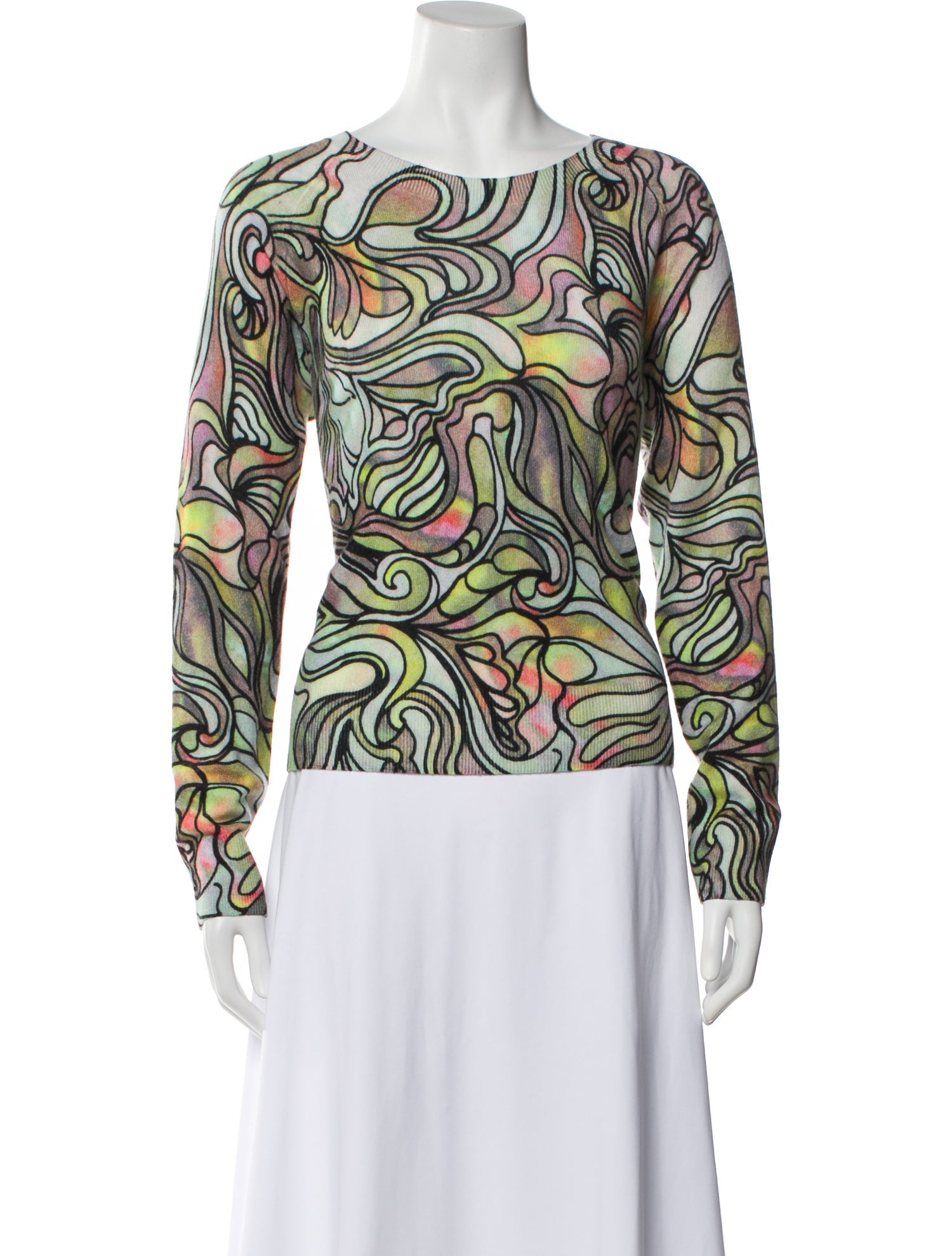 Dries Van Noten Cashmere Printed Sweater