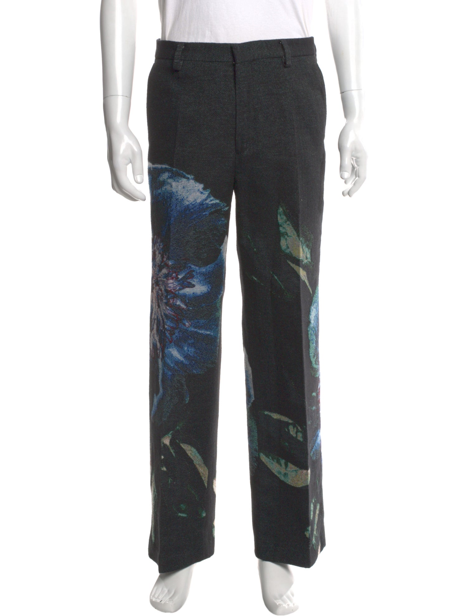 Dries Van Noten Graphic Print Pants