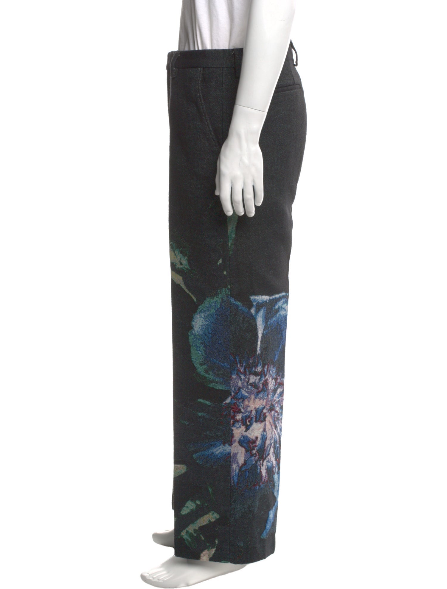 Dries Van Noten Graphic Print Pants