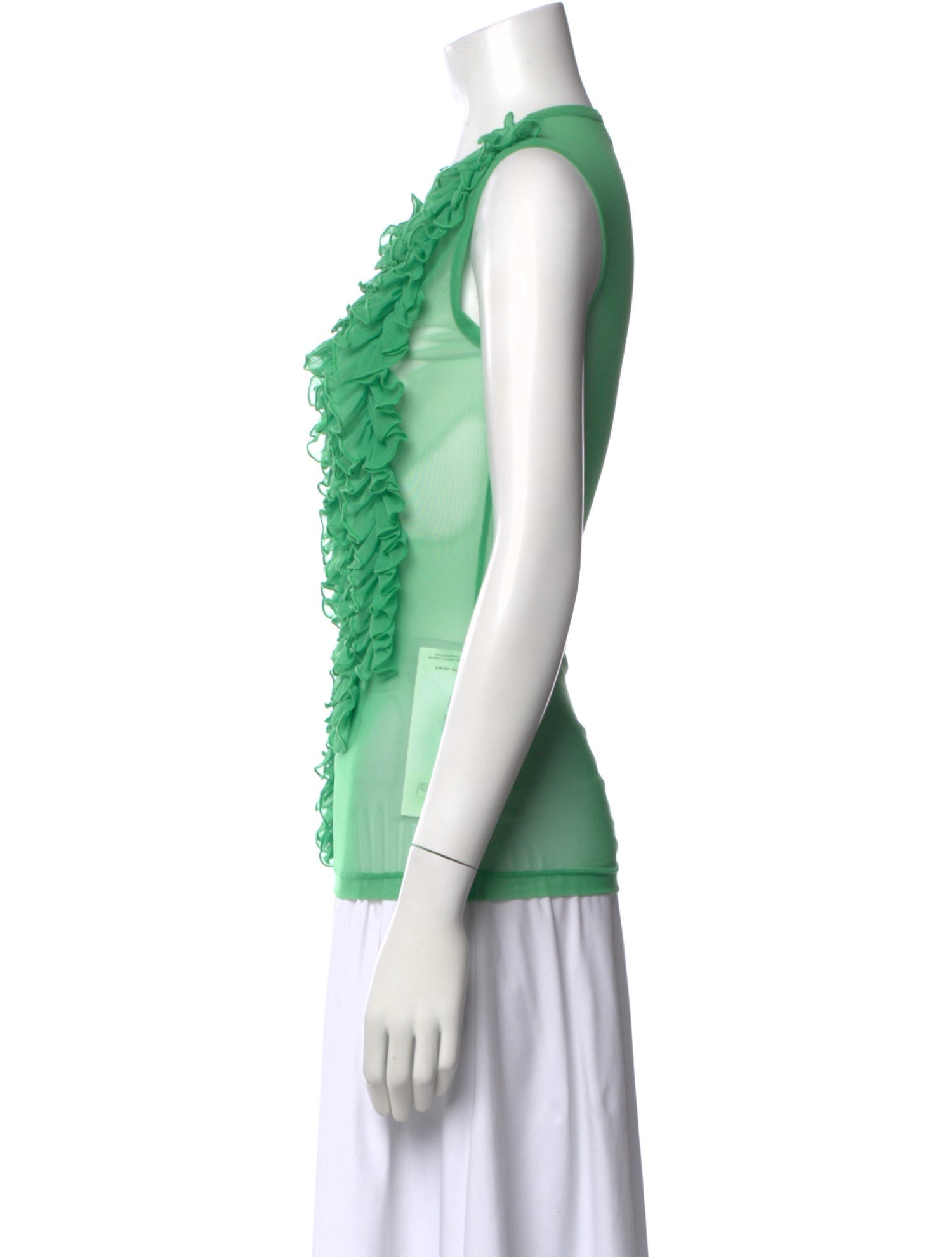 Dries Van Noten Crew Neck Sleeveless Top