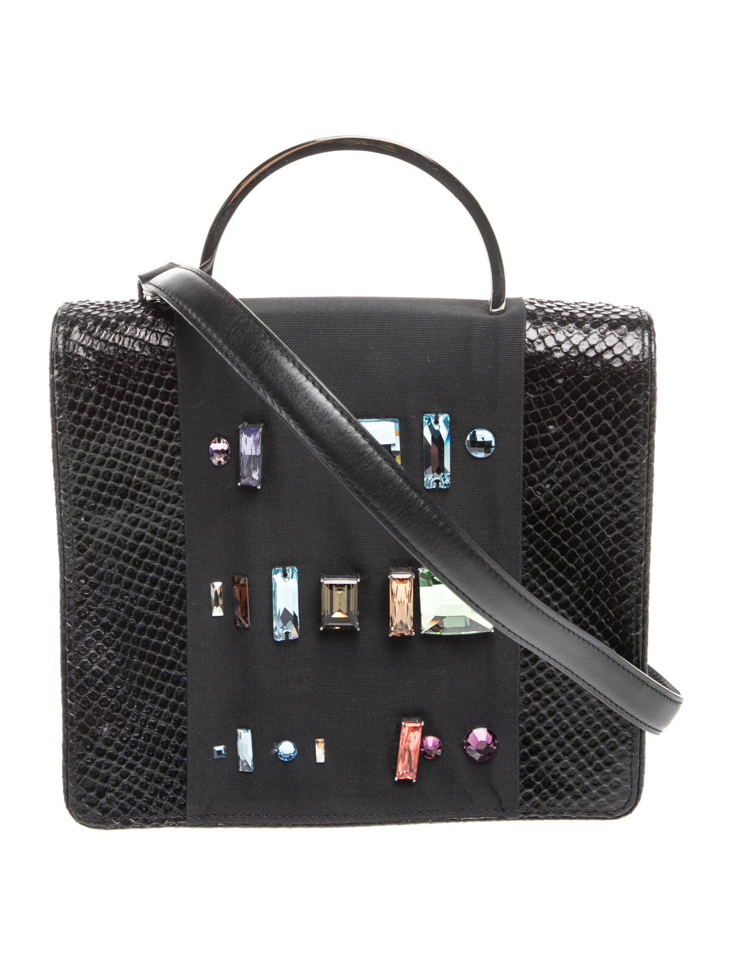 Dries Van Noten Python Shoulder Bag