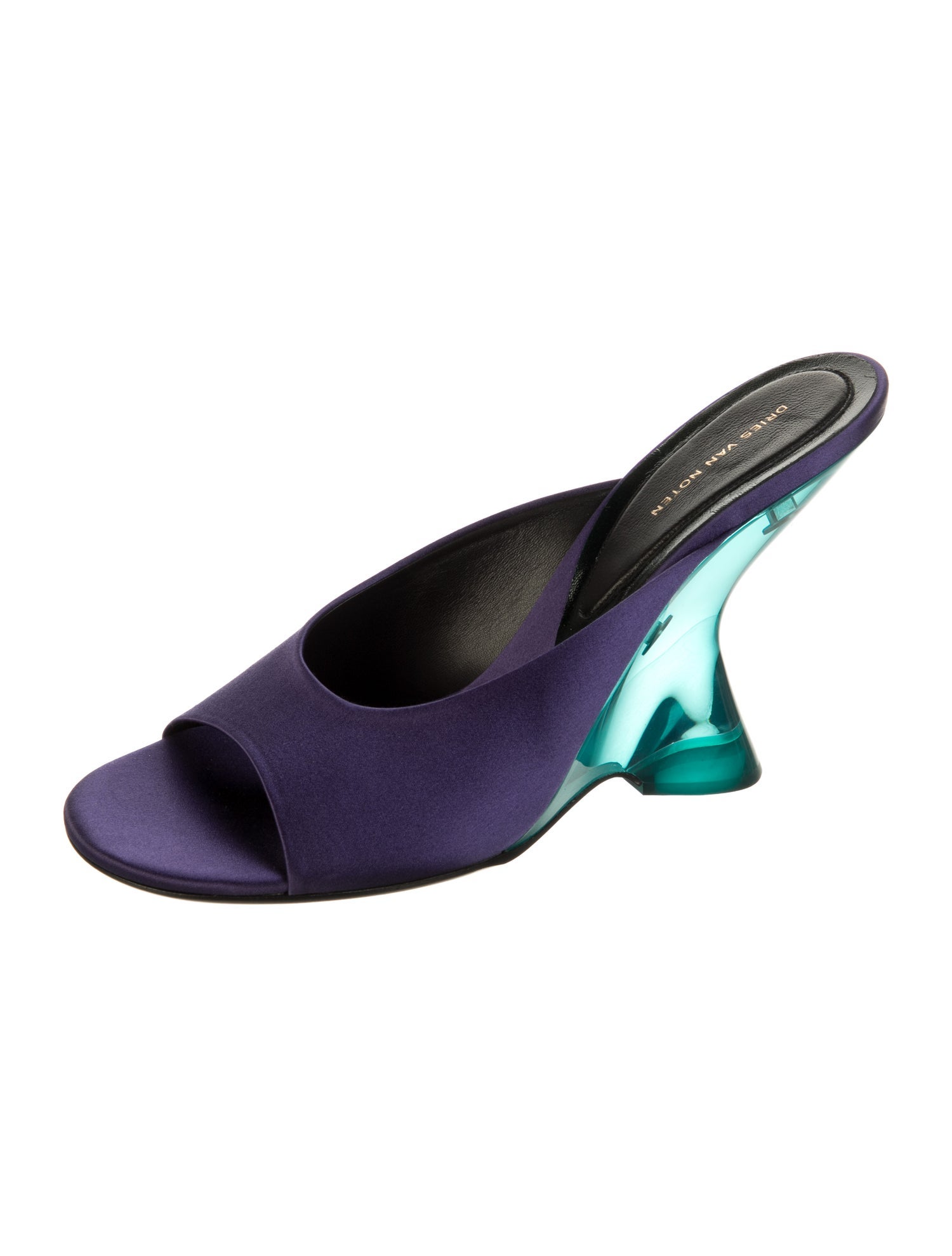 Dries Van Noten Satin Slides
