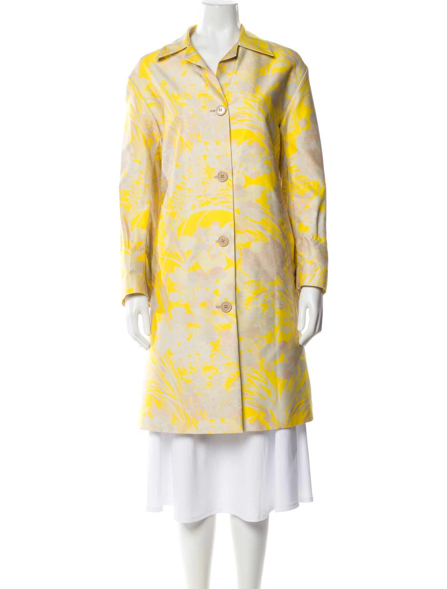 Dries Van Noten Printed Coat