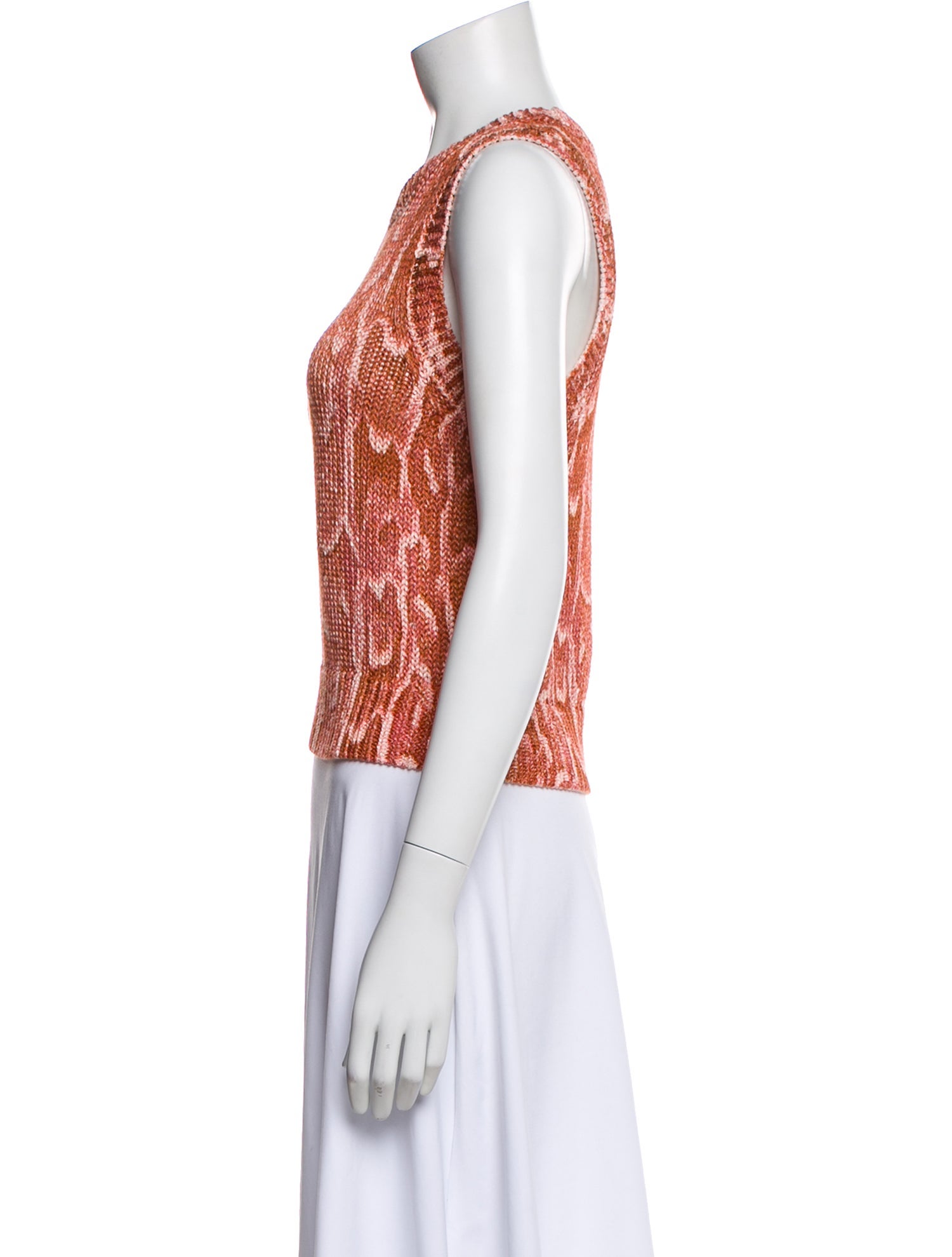 Dries Van Noten Animal Print Crew Neck Top