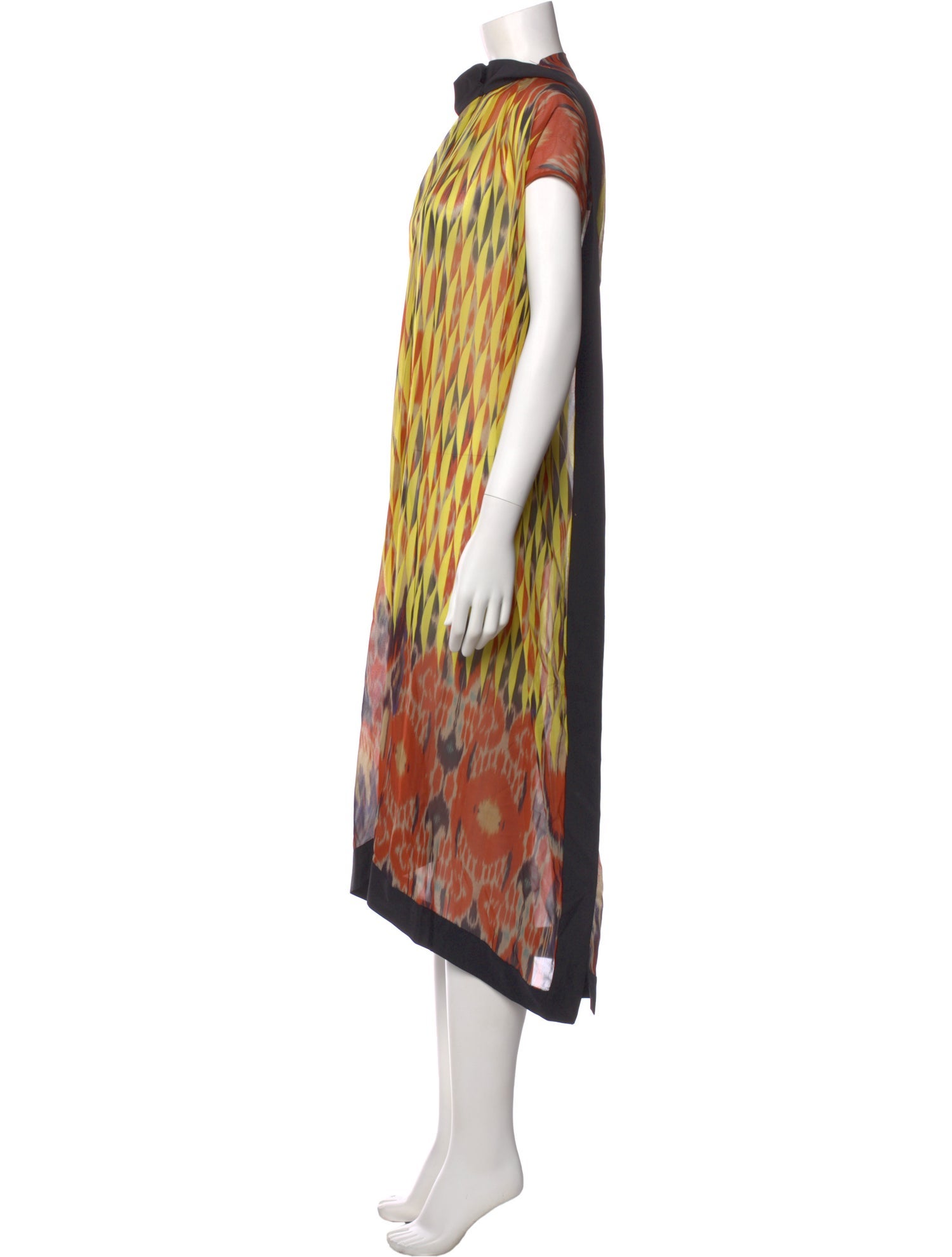 Dries Van Noten Silk Long Dress