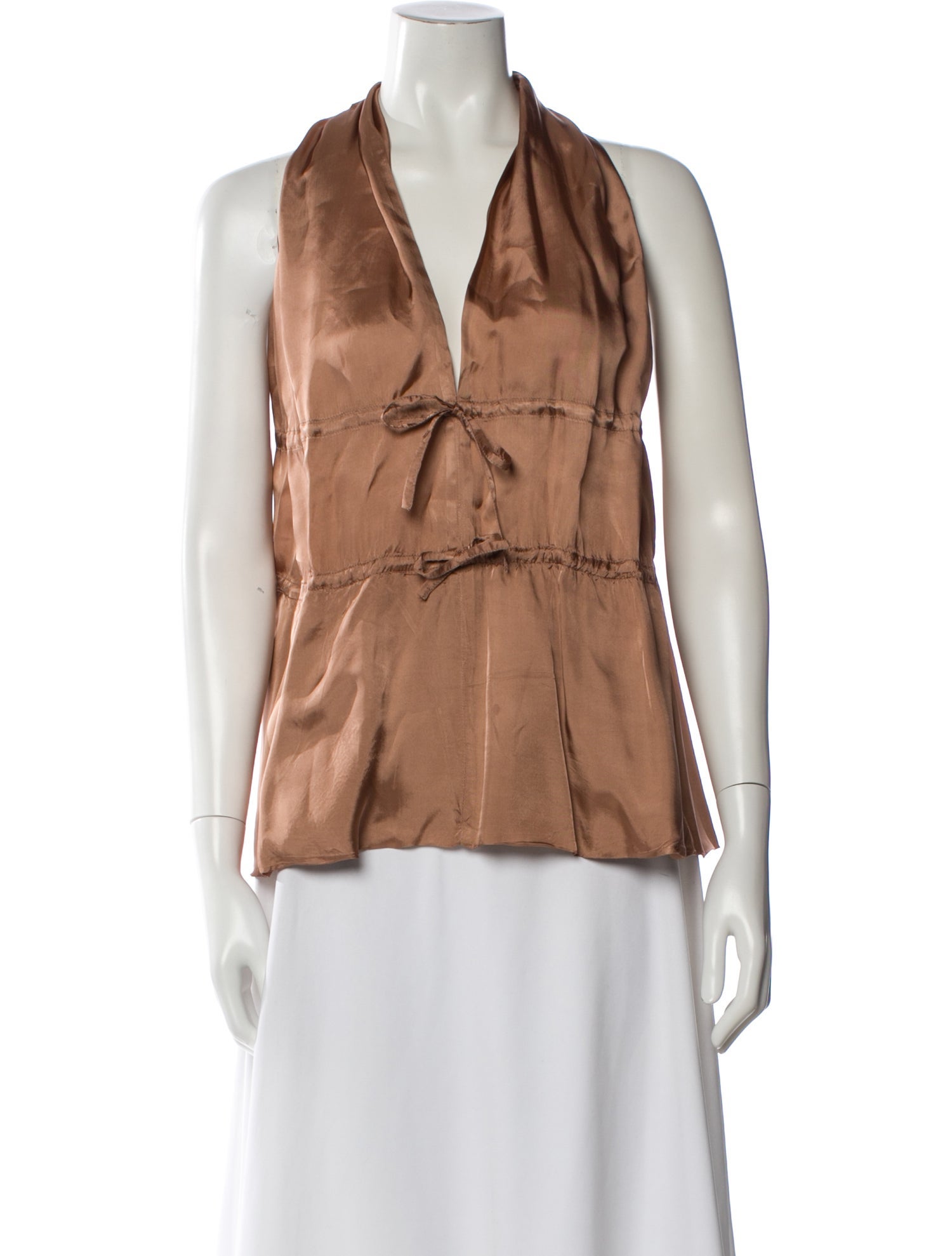 Dries Van Noten Halterneck Sleeveless Top