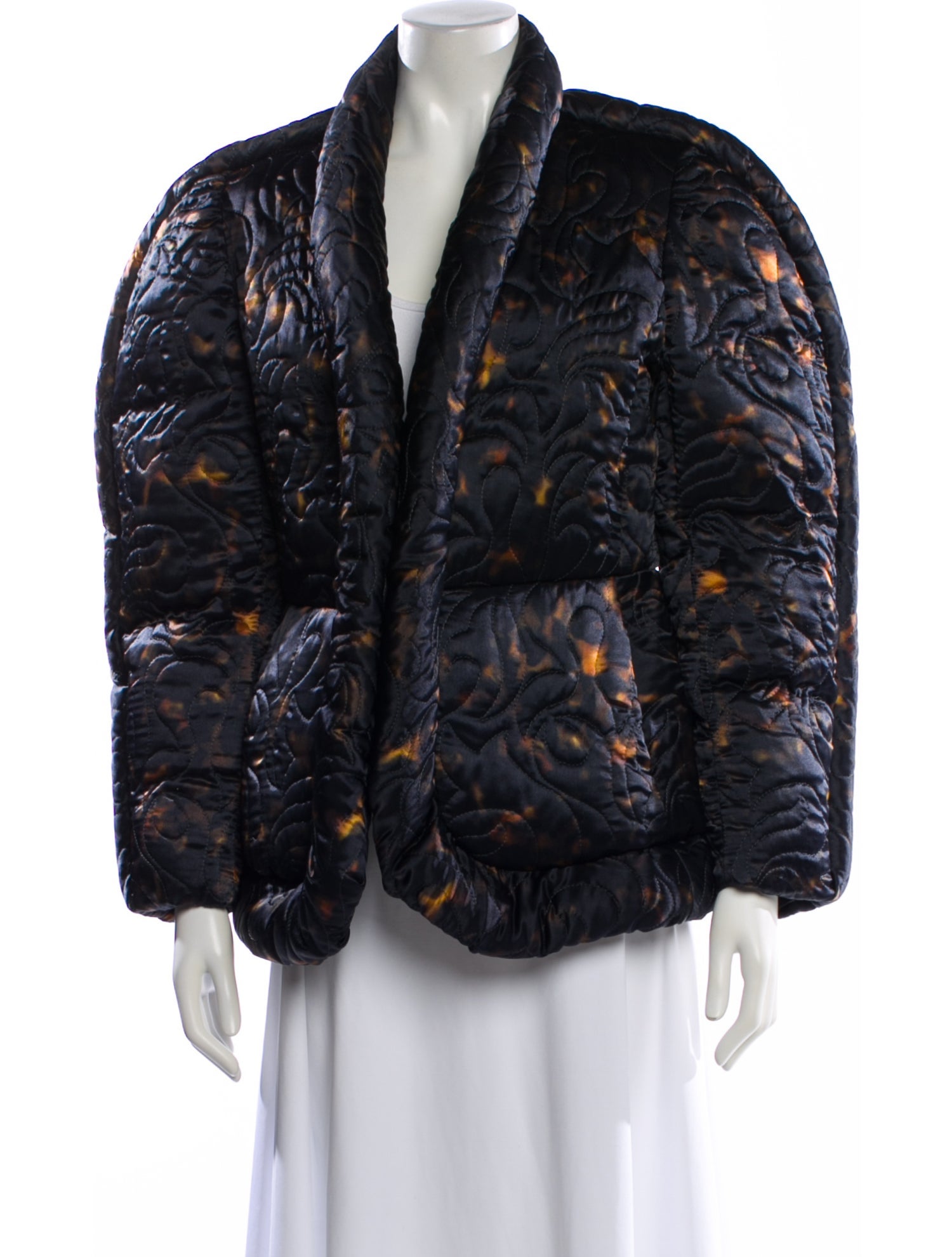Dries Van Noten Printed Down Jacket