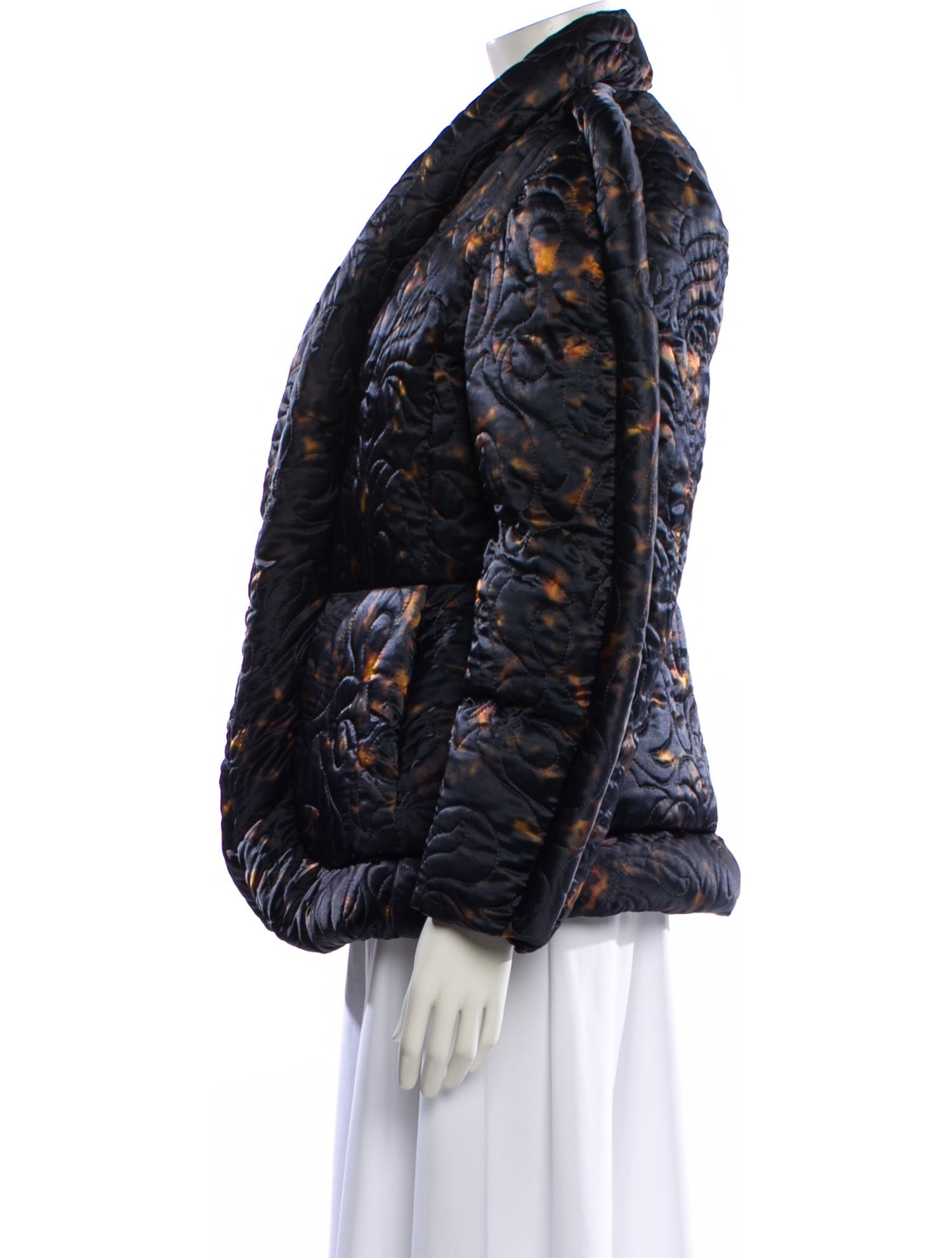 Dries Van Noten Printed Down Jacket