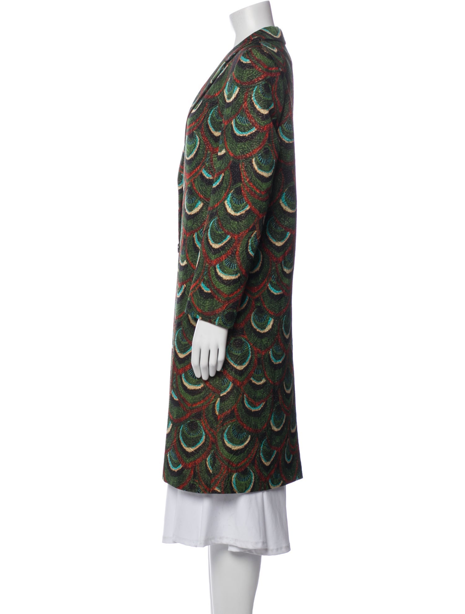 Dries Van Noten Printed Trench Coat