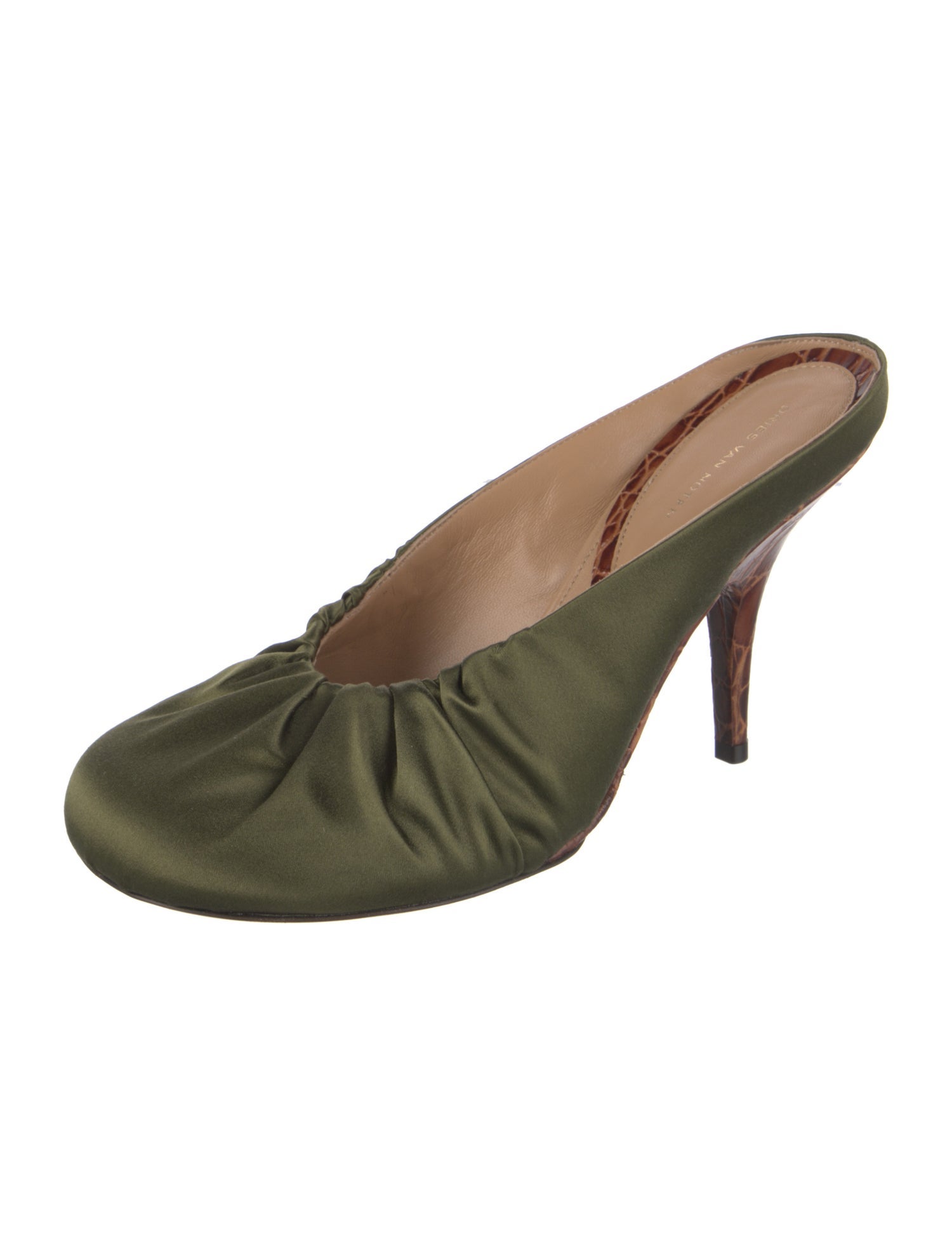 Dries Van Noten Leather Slides w/ Tags