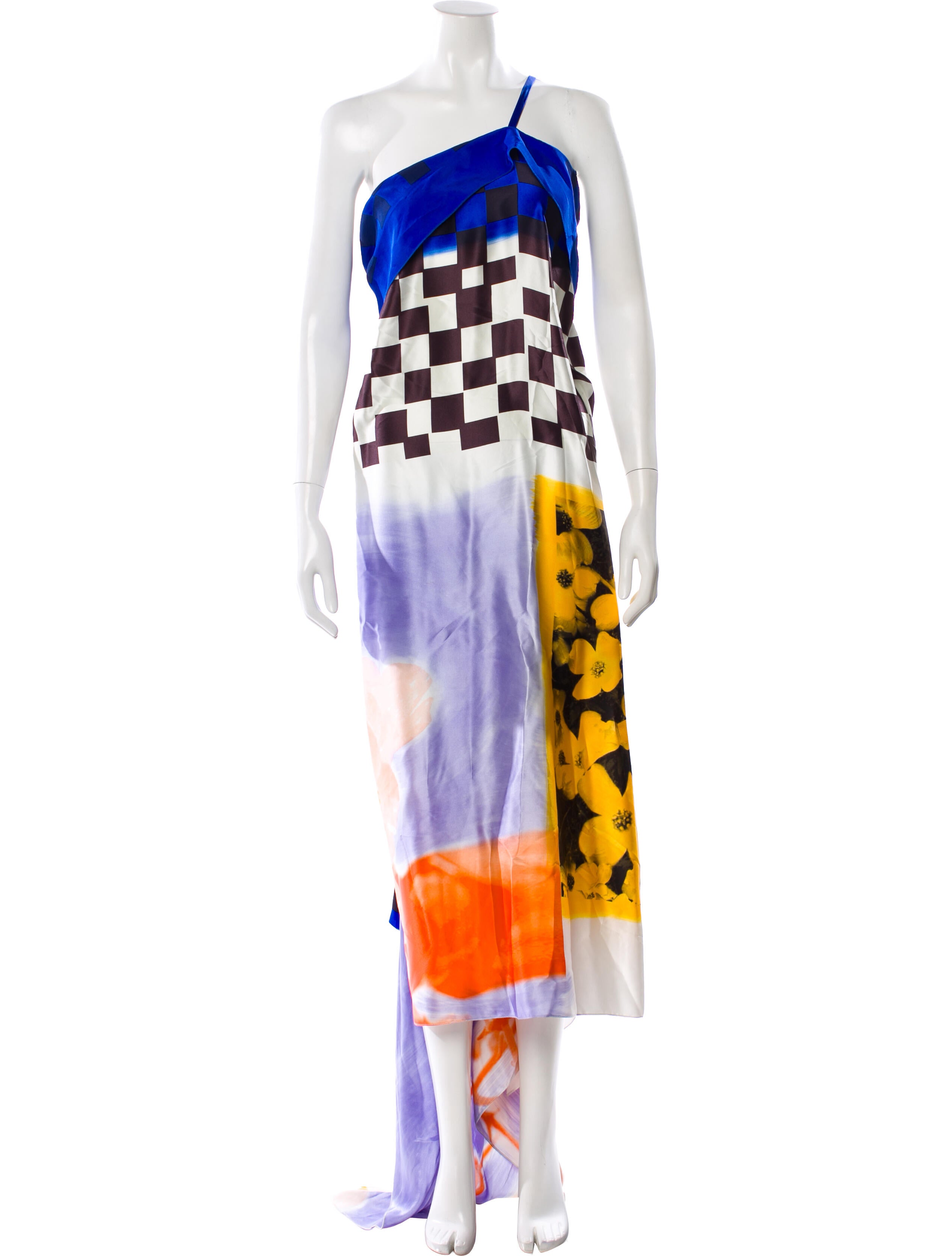 Dries Van Noten Silk Long Dress