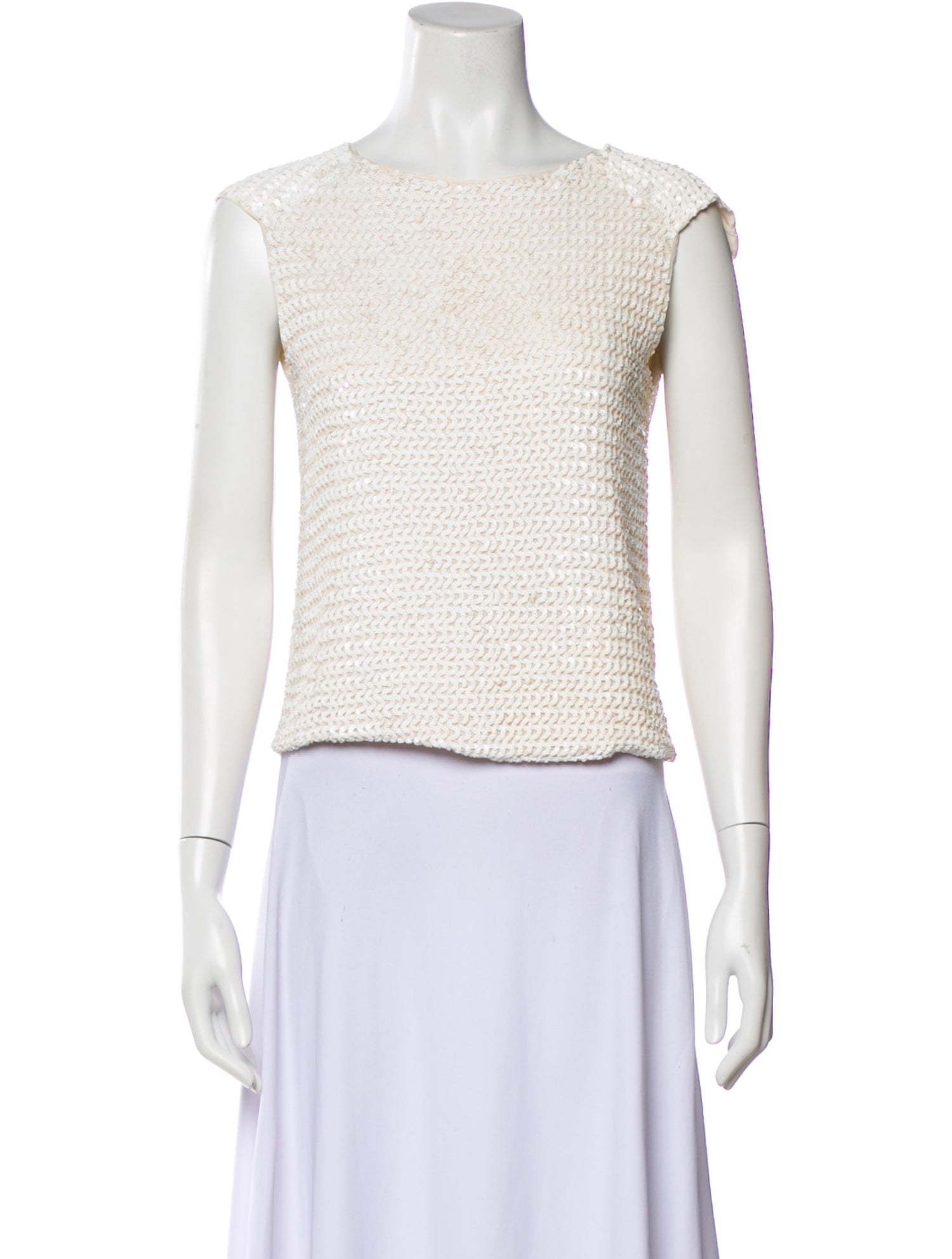 Dries Van Noten Silk Crew Neck Top