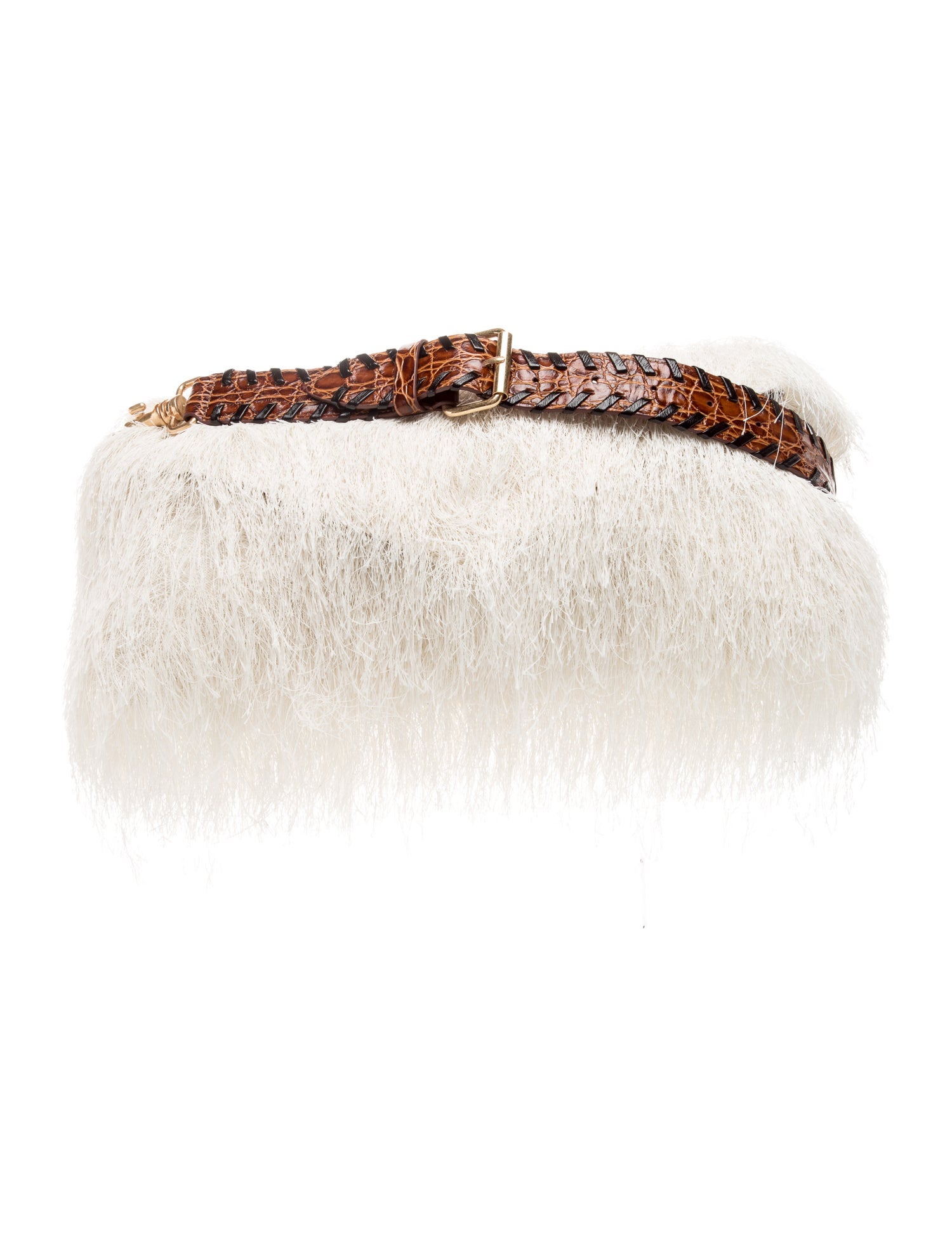 Dries Van Noten Fur Shoulder Bag