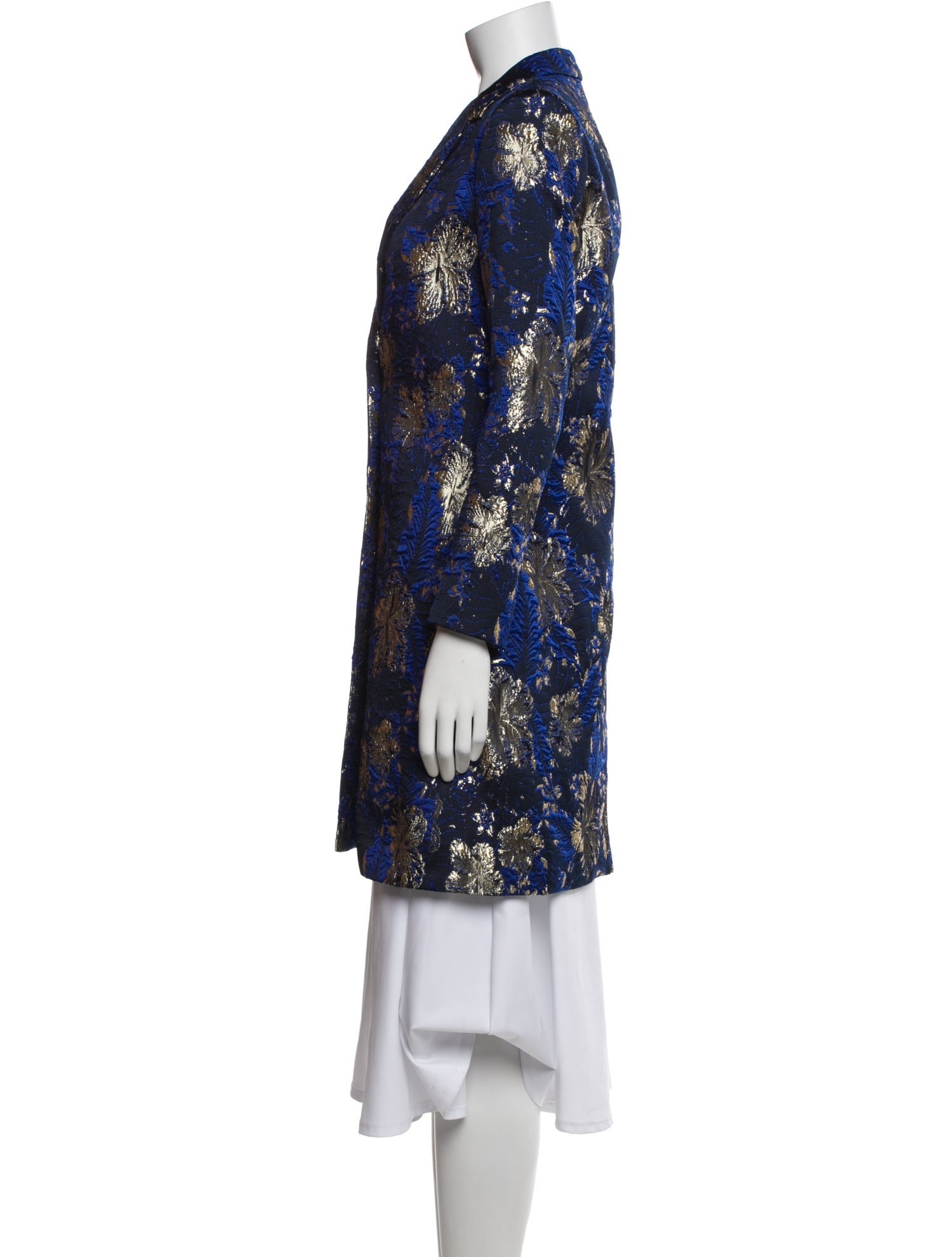 Dries Van Noten Floral Print Coat