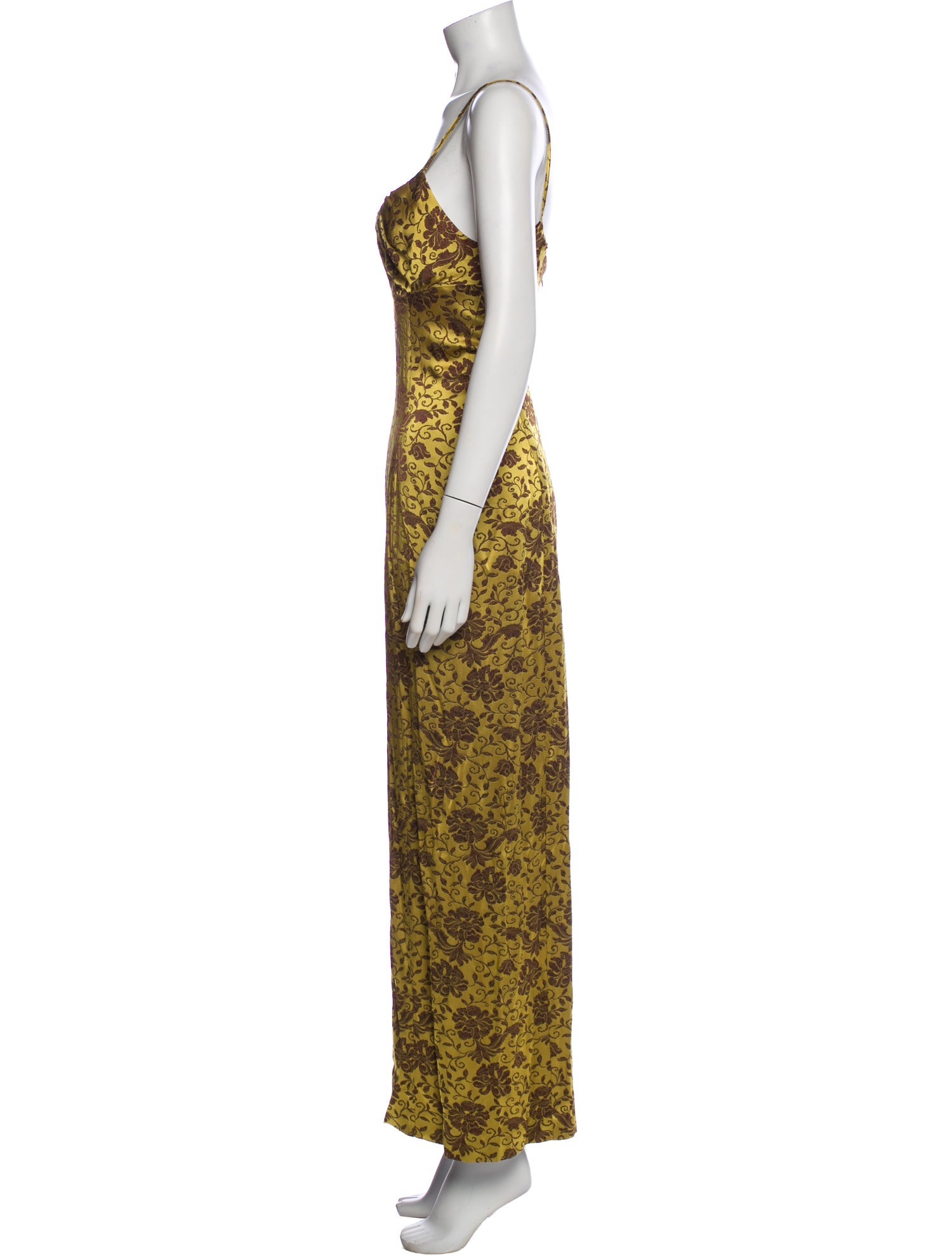 Dries Van Noten Floral Print Long Dress